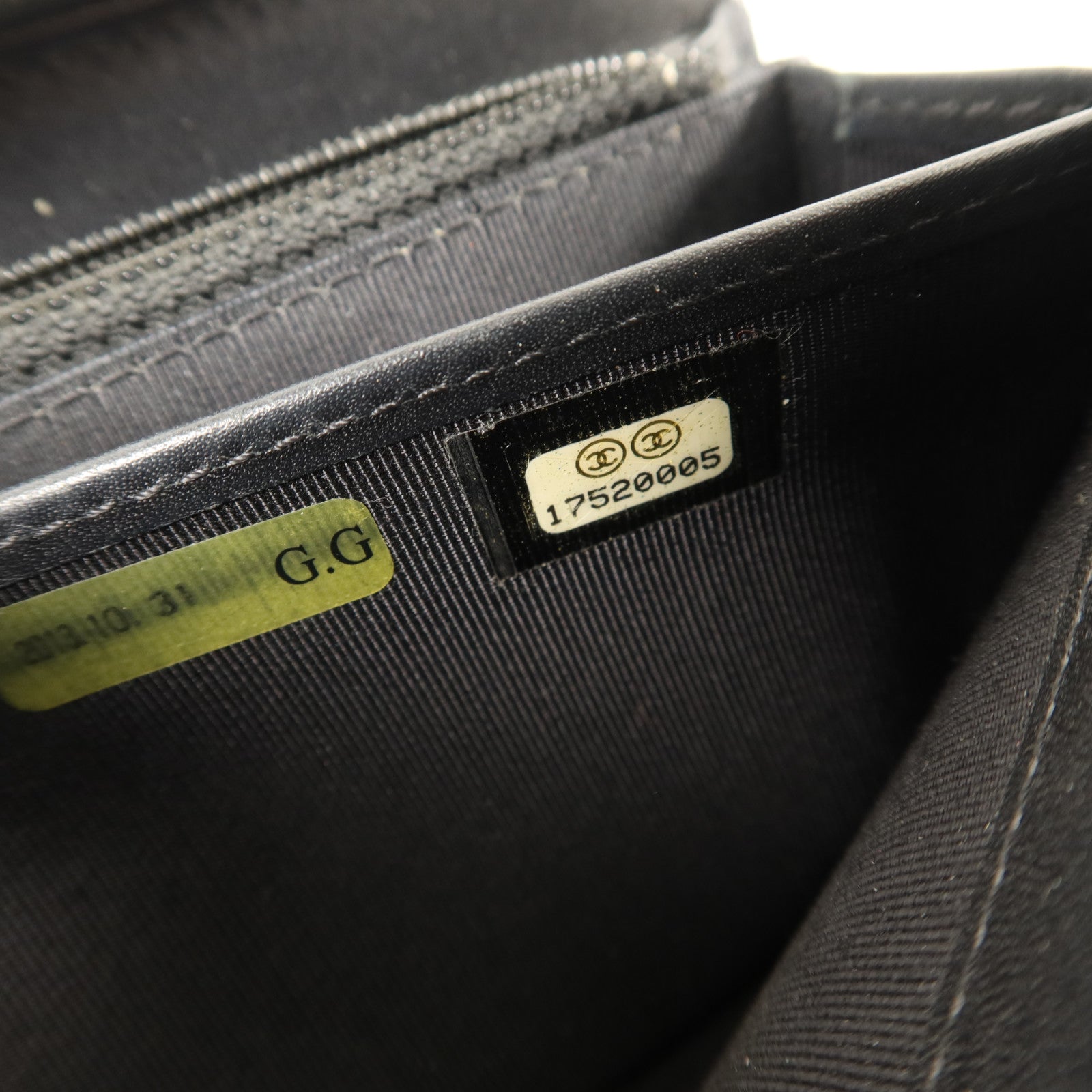 CHANEL 牛皮皮革Long Wallet銀扣長錢包