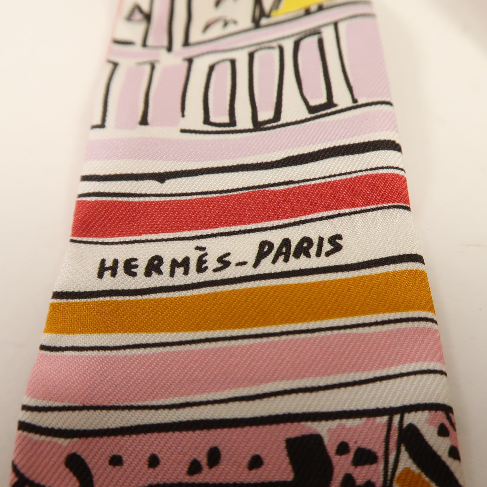 HERMES 絲質Twilly絲巾