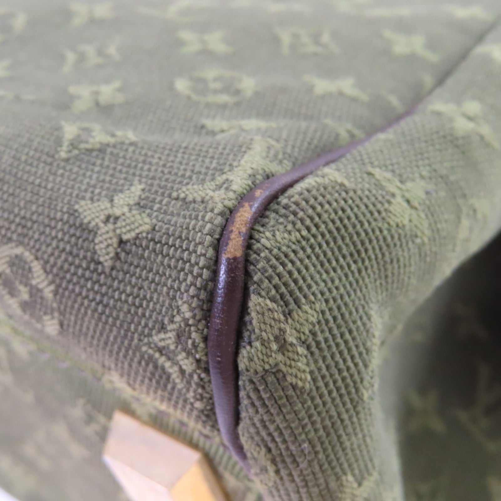 LOUIS VUITTON 【激減優惠】Monogram Mini Josephine PM Handbag金扣手挽袋軍綠色/啡色