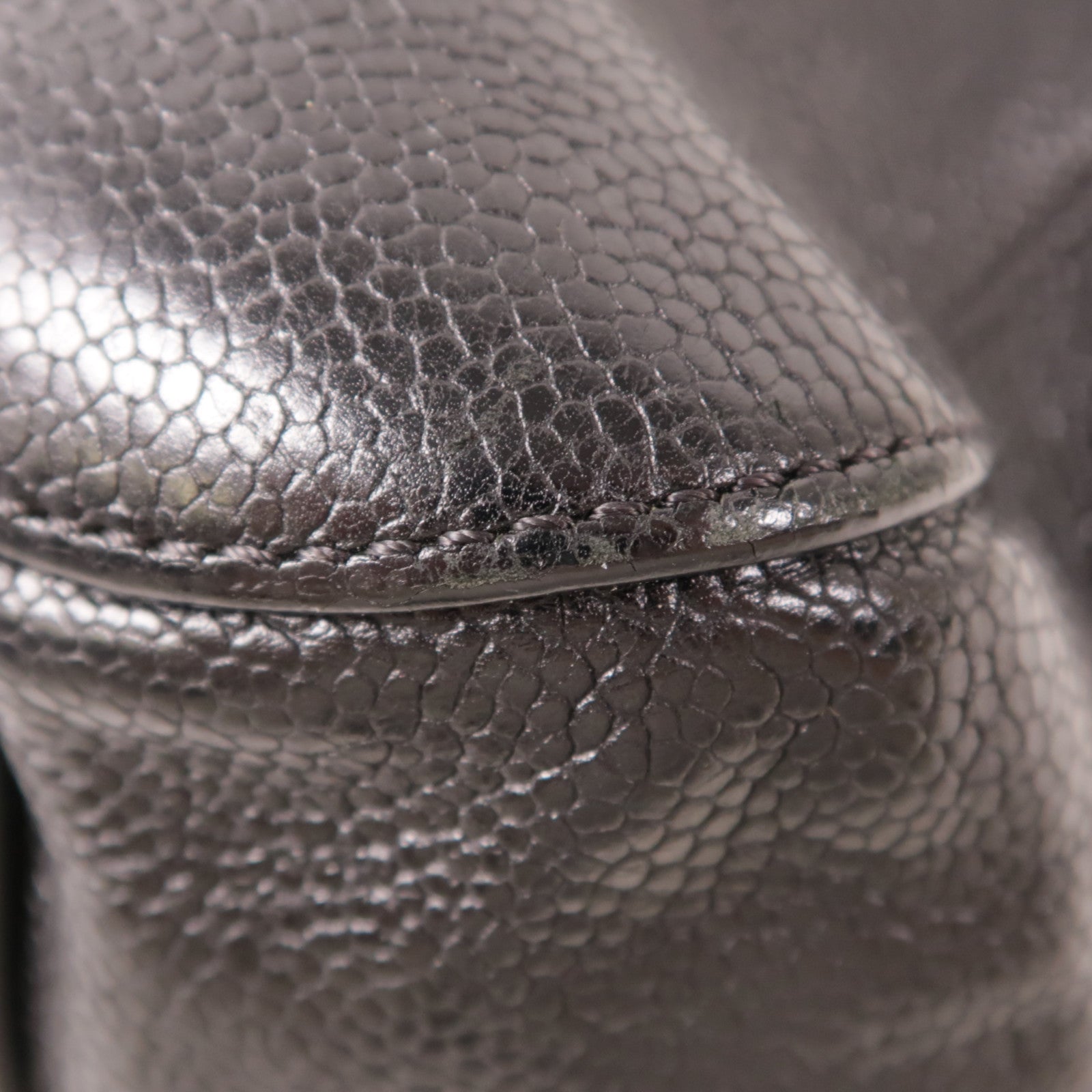 CHANEL 牛皮皮革2Way Shoulder Bag金扣手挽肩背兩用袋