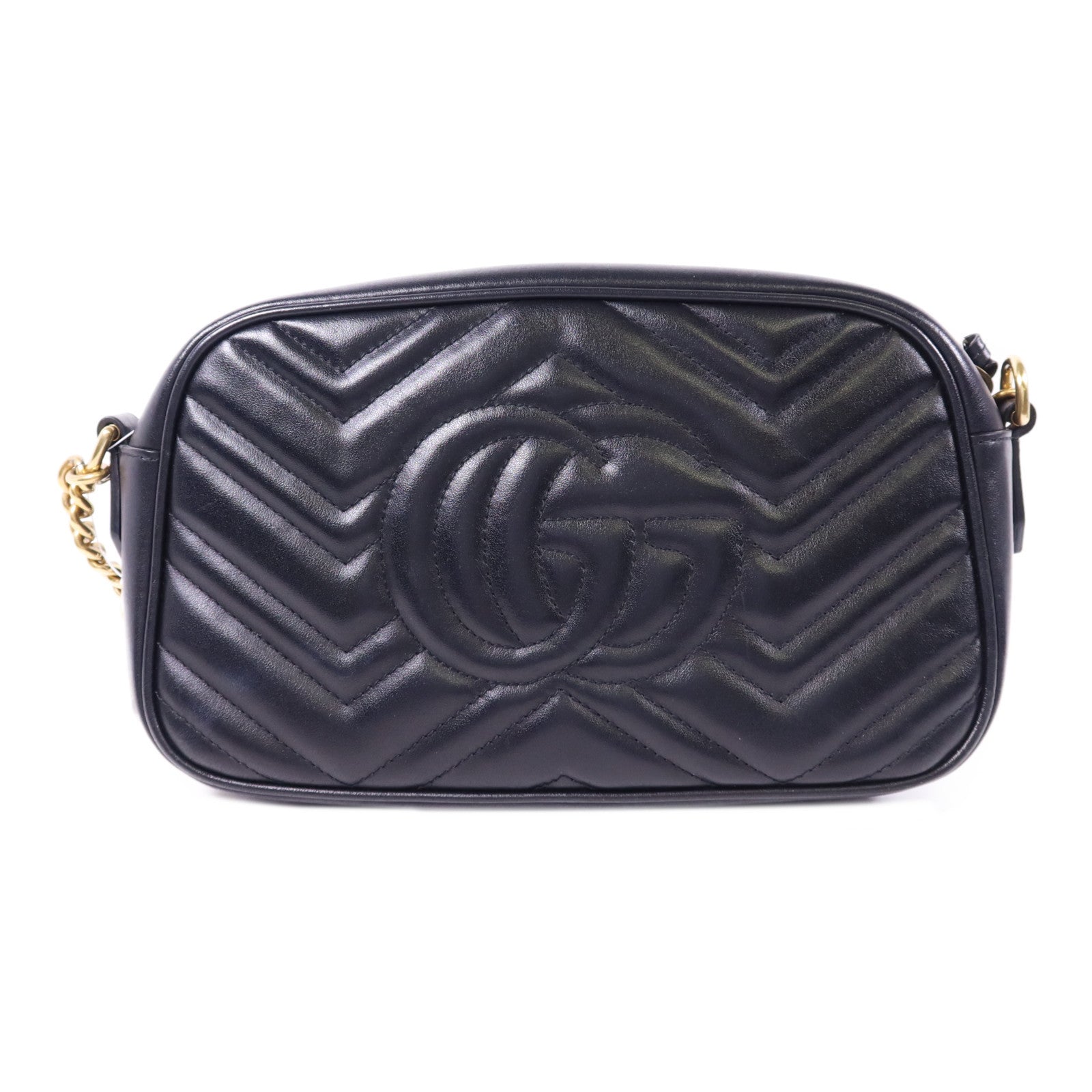GUCCI 牛皮皮革GG Marmont Shoulder Bag金扣肩背袋