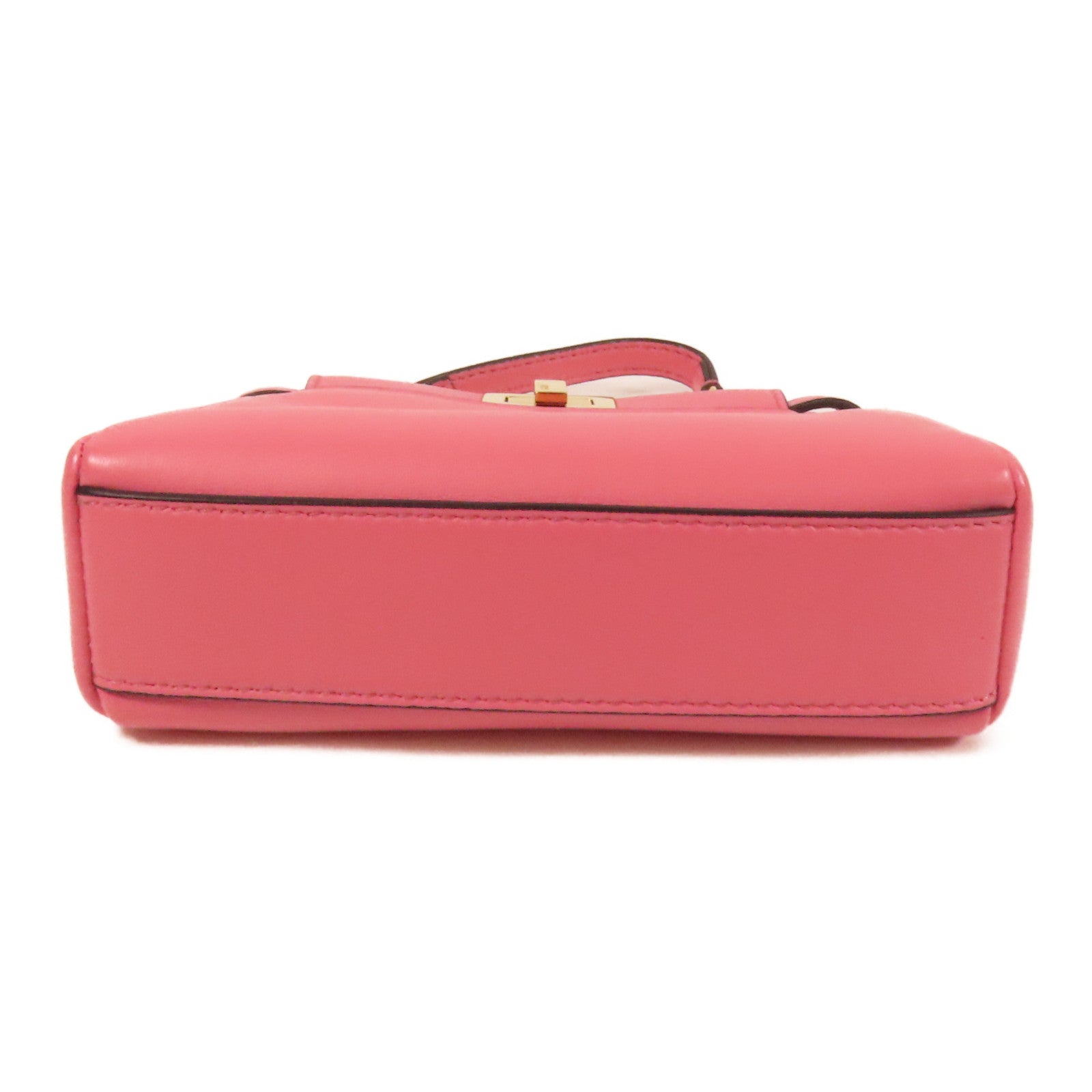 FENDI 牛皮皮革Micro Peekaboo金扣肩背袋