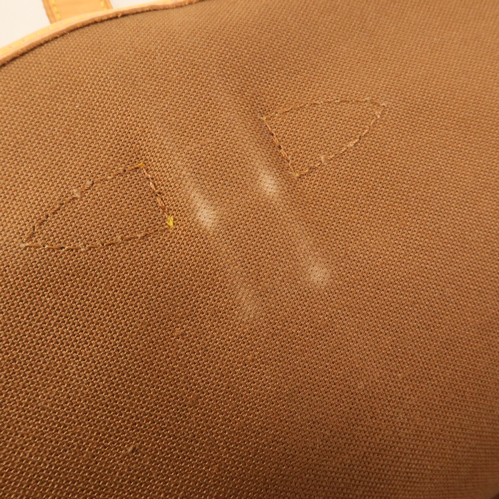 LOUIS VUITTON Monogram Saumur 30金扣肩背袋棕色