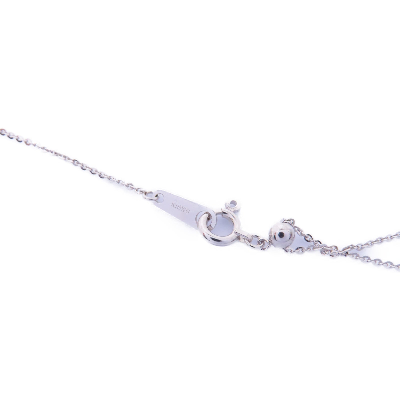 JEWELRY 18K白金Diamond Necklace 0.5ct鑽石項鍊
