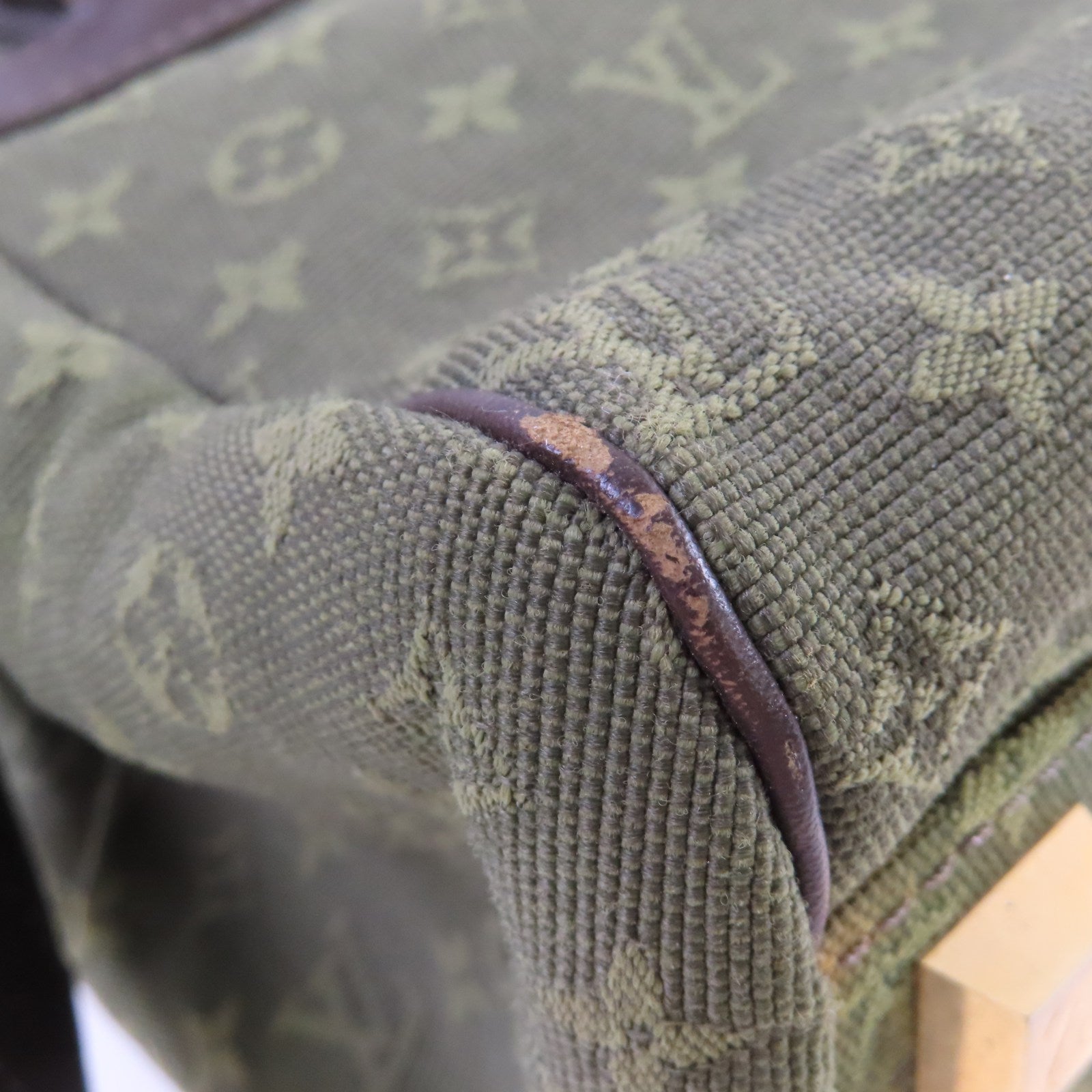 LOUIS VUITTON 【激減優惠】Monogram Mini Josephine PM Handbag金扣手挽袋軍綠色/啡色