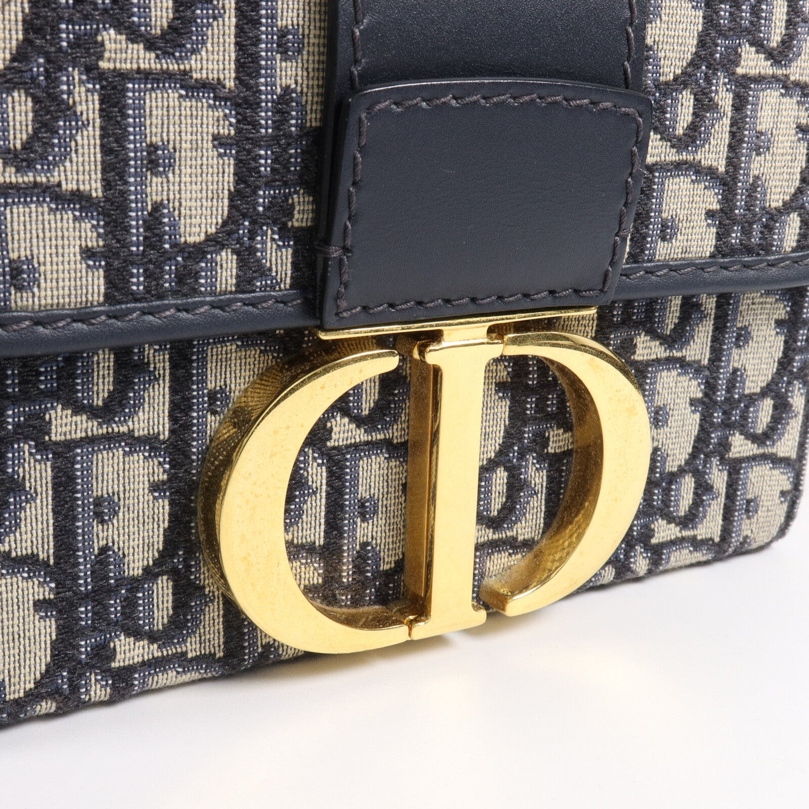 Dior 帆布30 Montaigne Box肩背袋