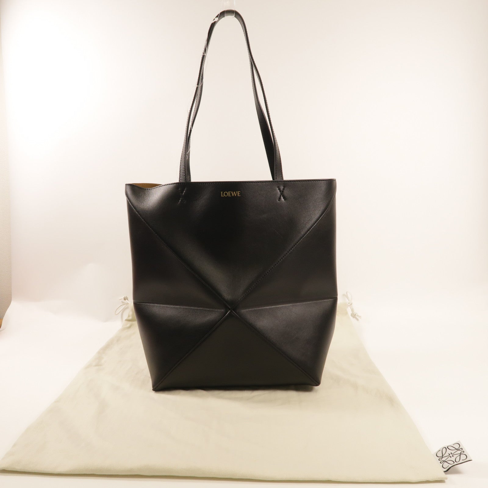 LOEWE 牛皮皮革Puzzle Fold Tote手挽袋