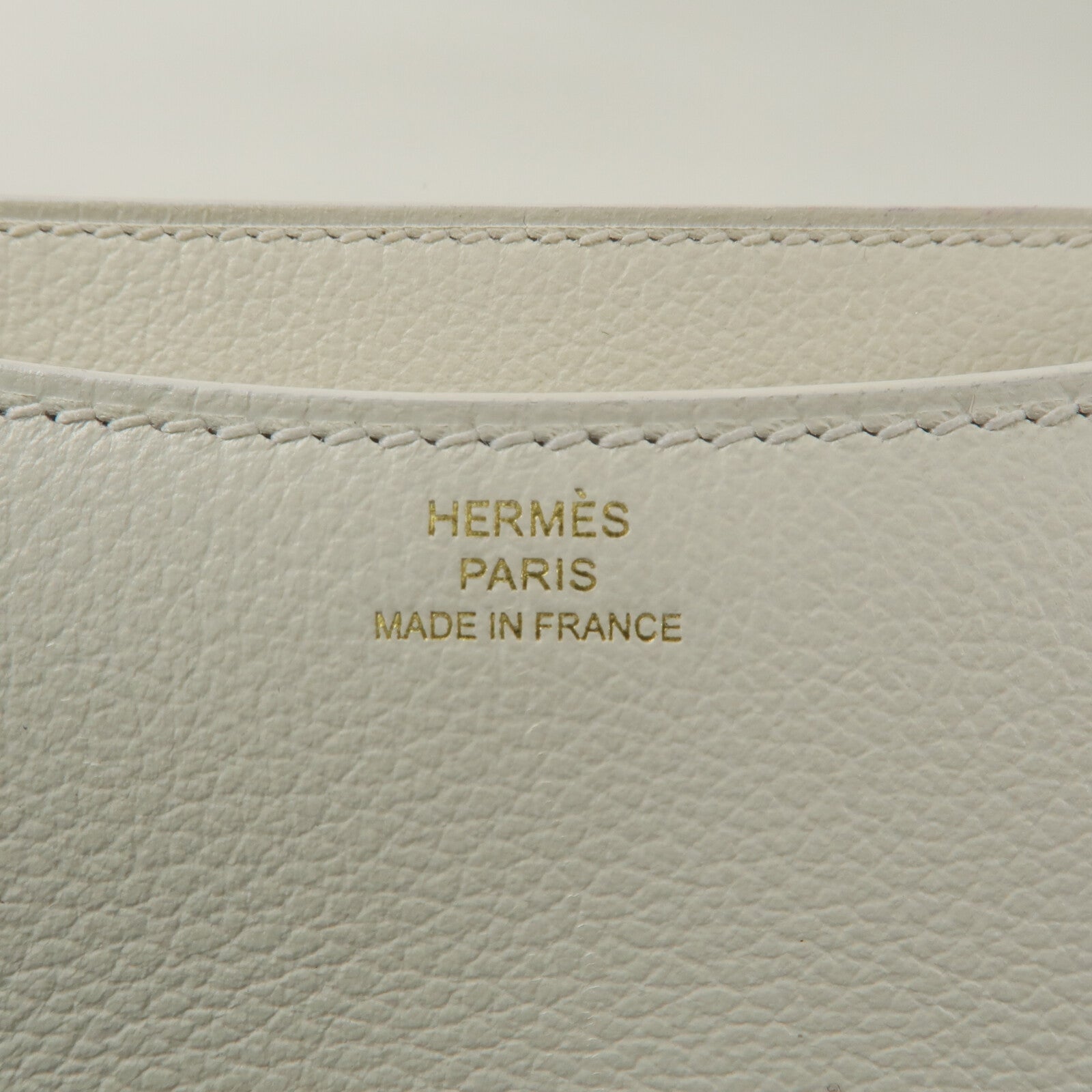 HERMES Evercolor皮革Constance Mini肩背袋Nata