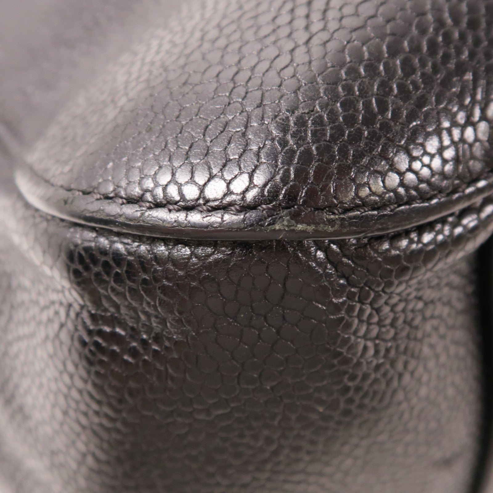 CHANEL 牛皮皮革2Way Shoulder Bag金扣手挽肩背兩用袋