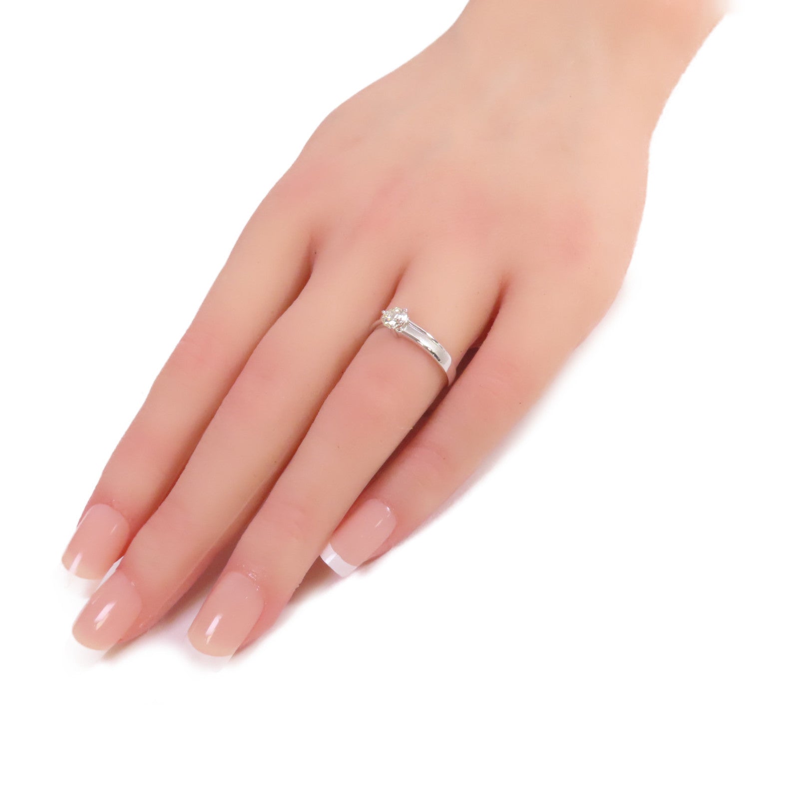 JEWELRY 【激減優惠】18K白金/0.40ct鑽石Diamond Ring戒指US#6
