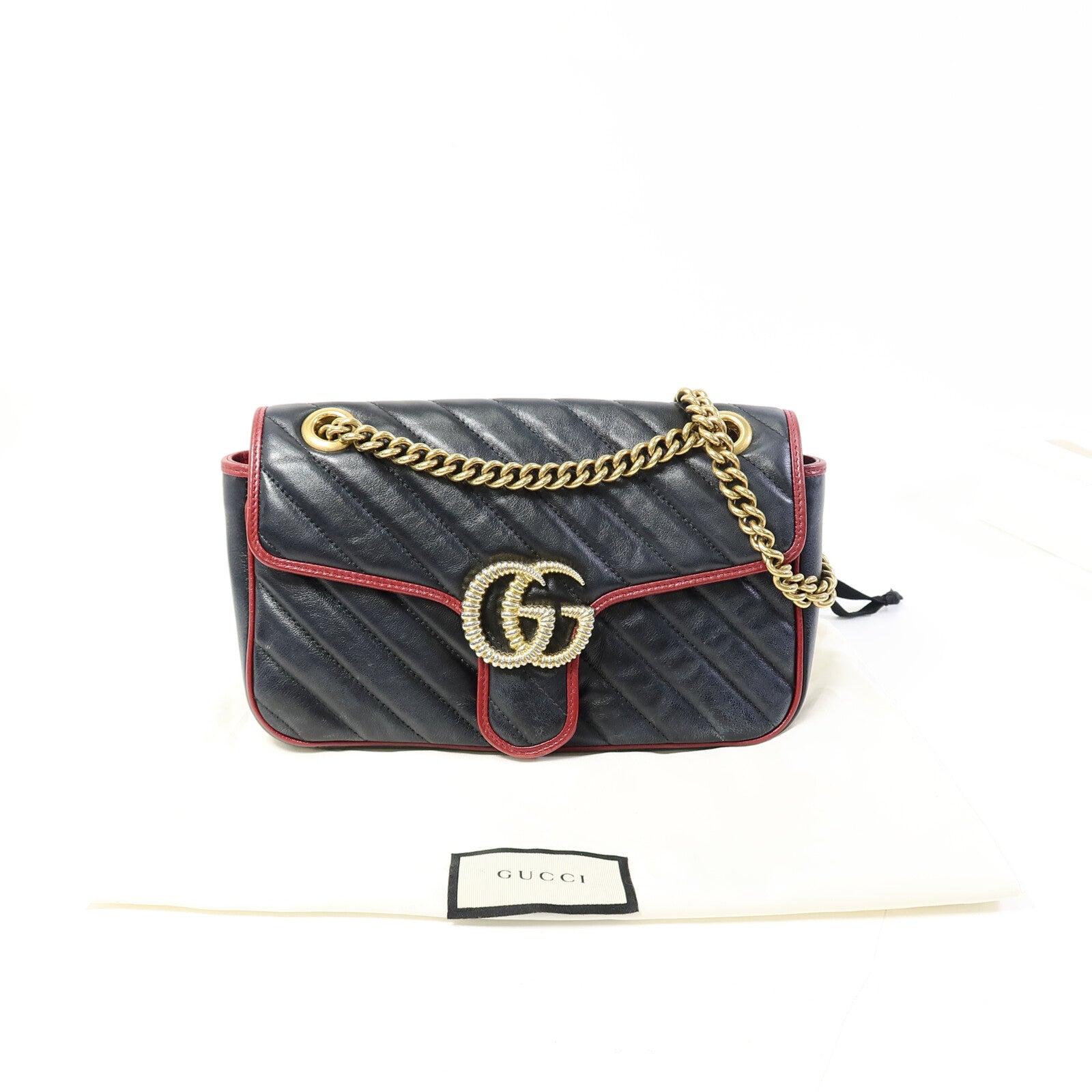 GUCCI GG Marmont Shoulder Bag鏈帶肩背袋