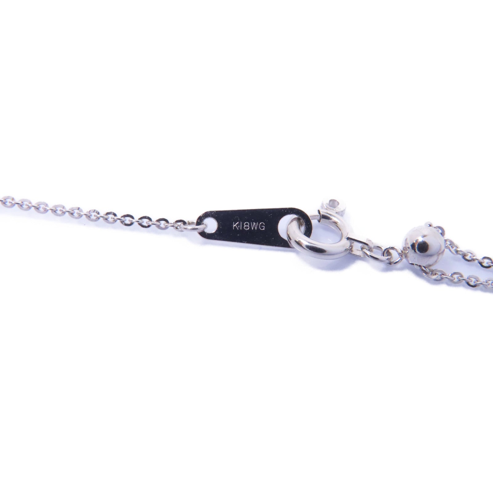 JEWELRY 18K白金Diamond Necklace 0.5ct鑽石項鍊