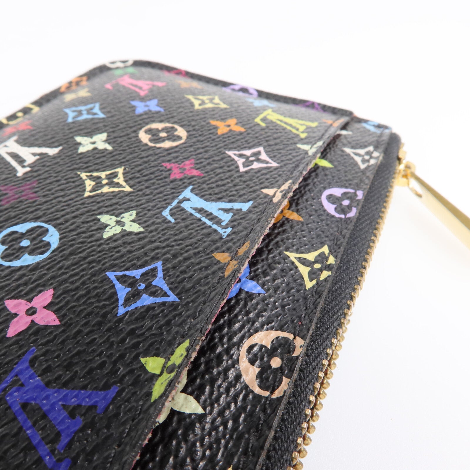 LOUIS VUITTON Monogram Multicolore Card Case金扣卡片套