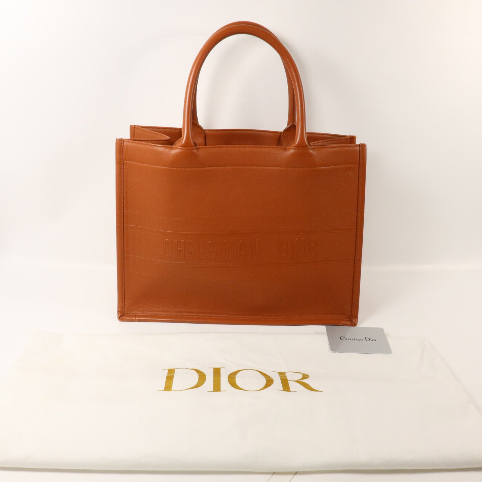 Dior 牛皮皮革Book Tote Small手挽袋