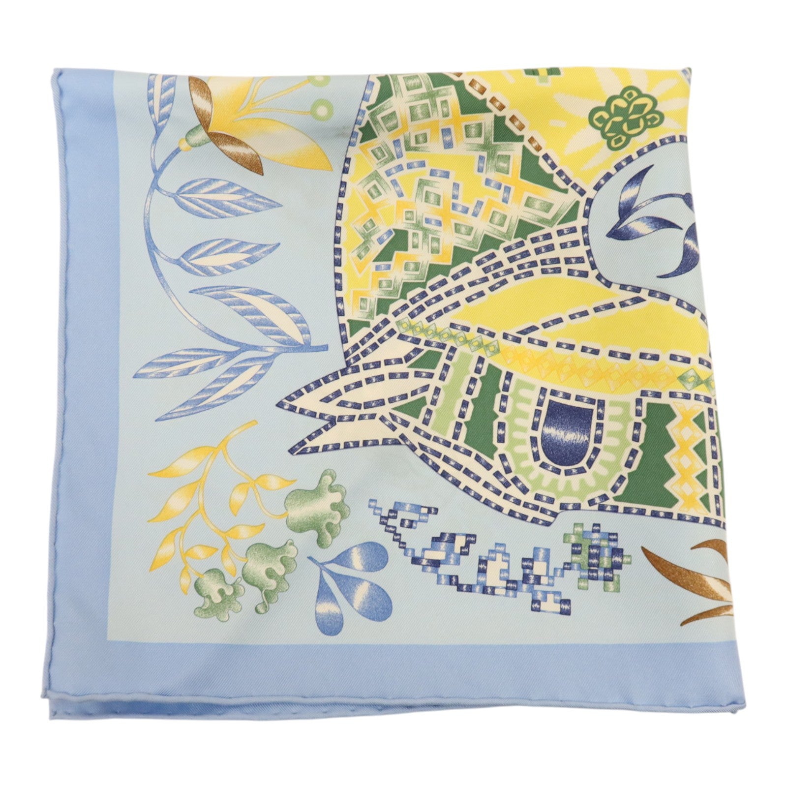 HERMES 絲質Scarf 40x40cm絲巾