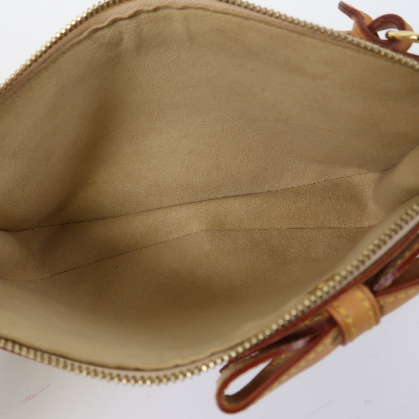 LOUIS VUITTON Monogram Cherry Blossom Pochette金扣肩背袋啡色