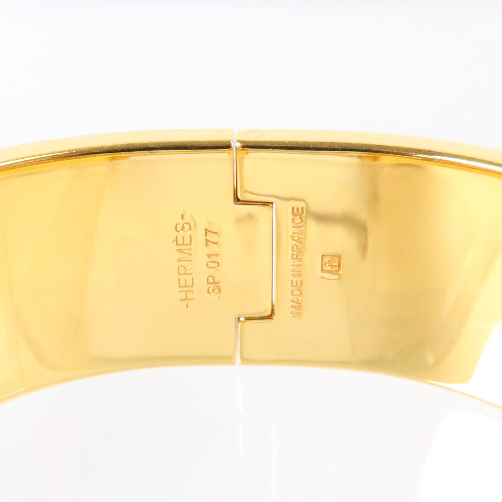 HERMES 金屬/琺瑯Clic-Clac H Bracelet金扣手鏈