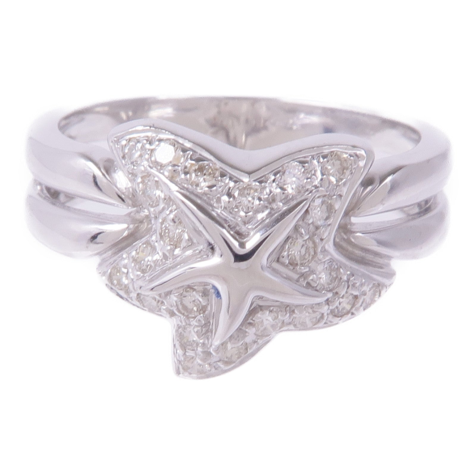 JEWELRY 【激減優惠】18K白金Diamond Ring鑽石戒指US#6.25
