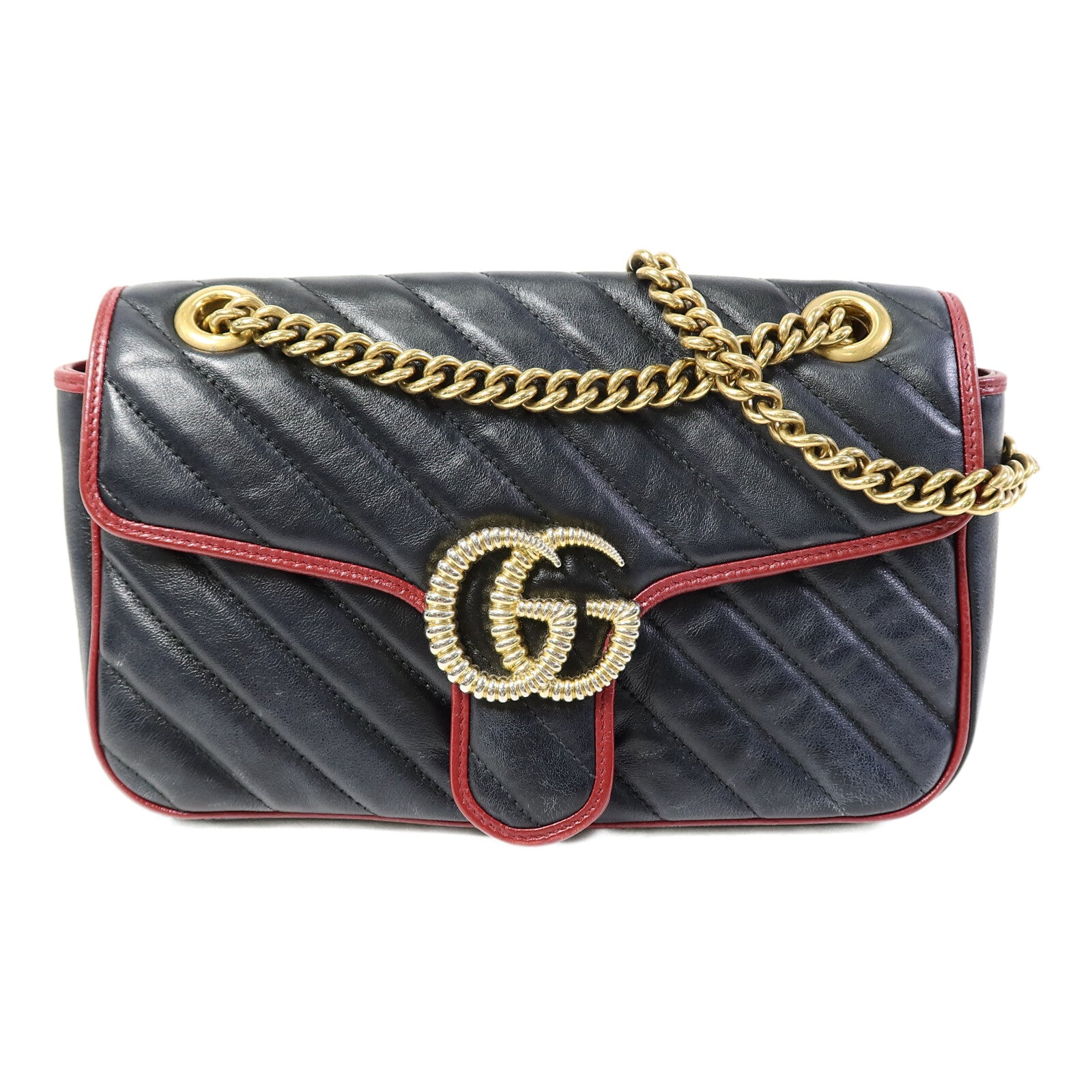 GUCCI GG Marmont Shoulder Bag鏈帶肩背袋