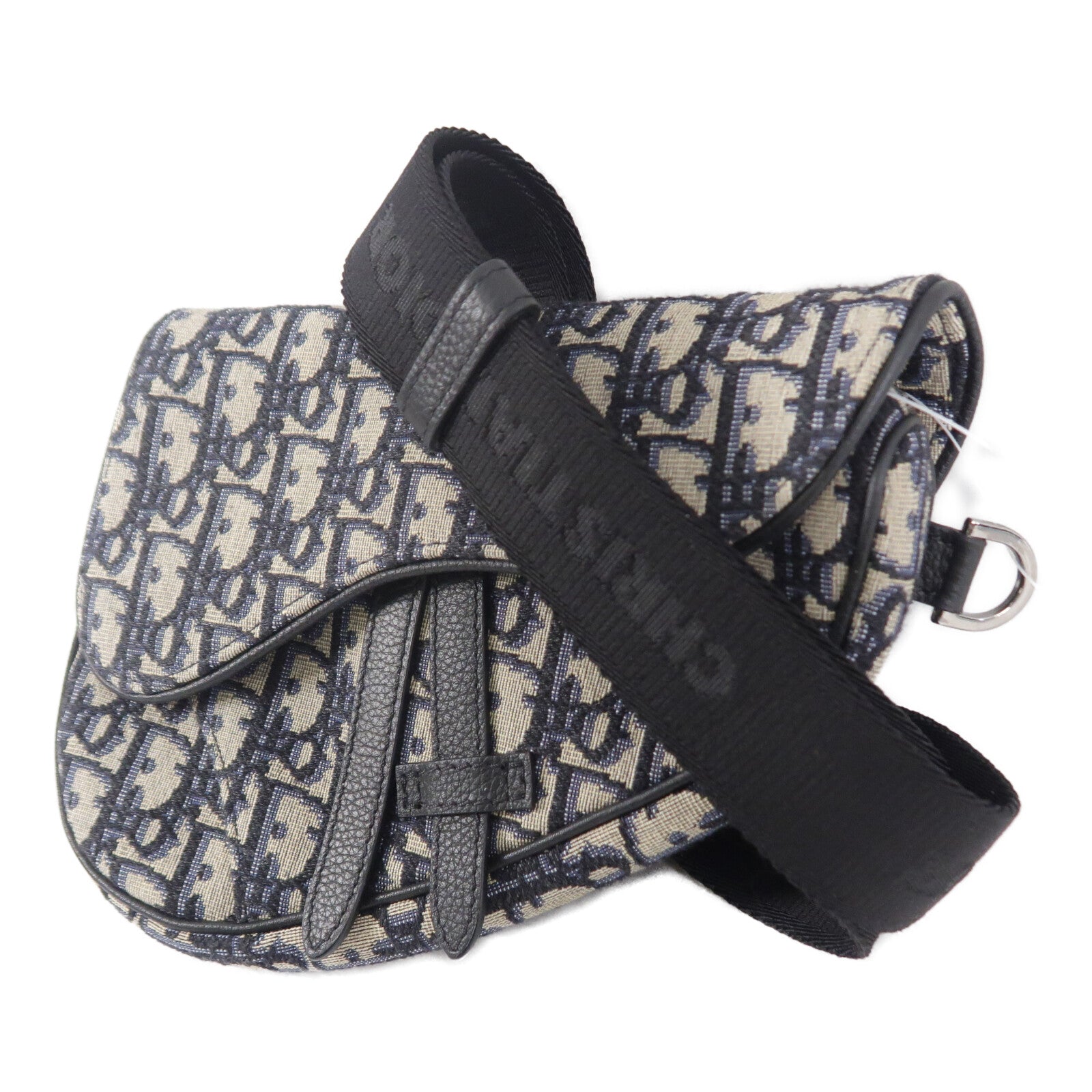 Dior Oblique帆布Mini Saddle肩背袋