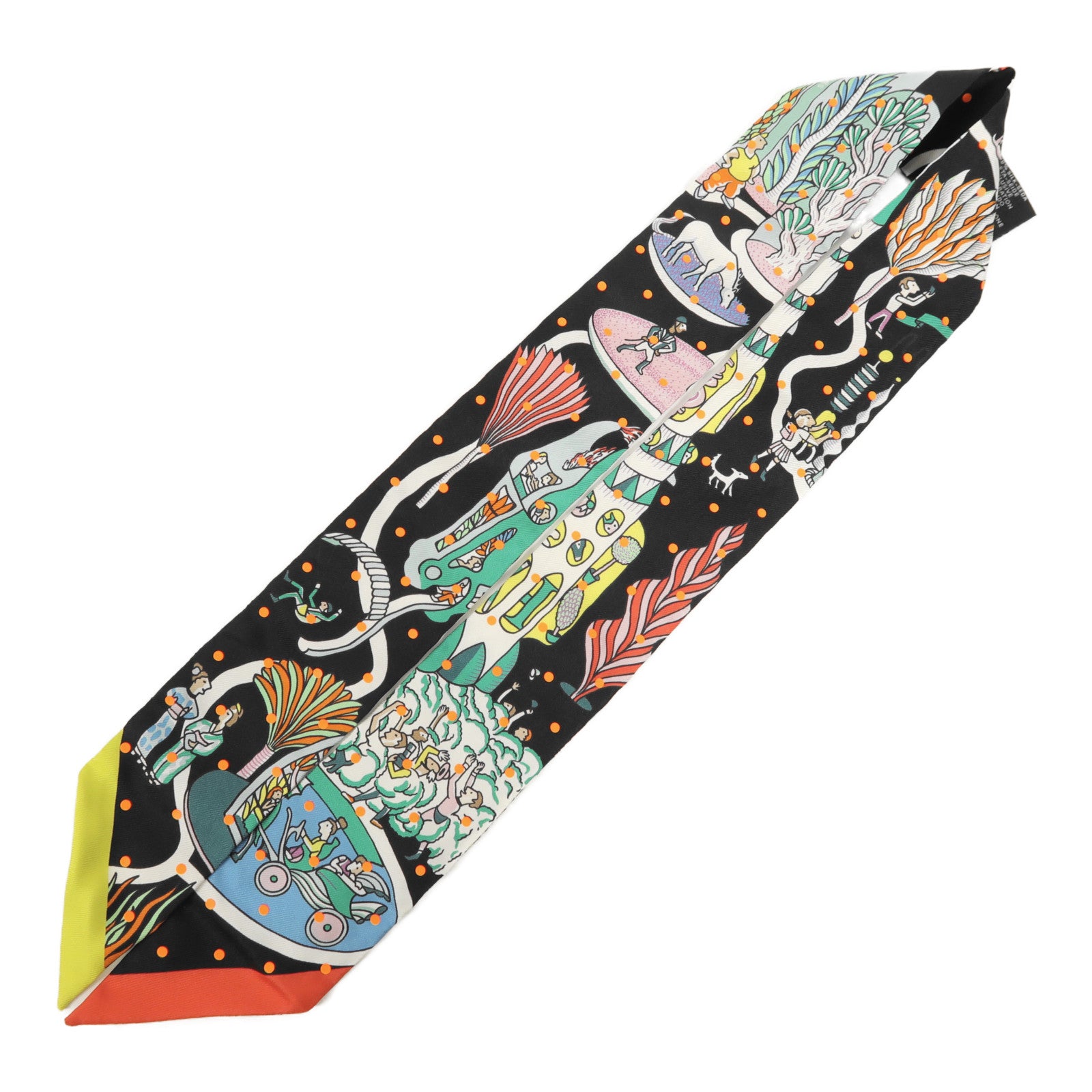 HERMES 絲質Twilly絲巾