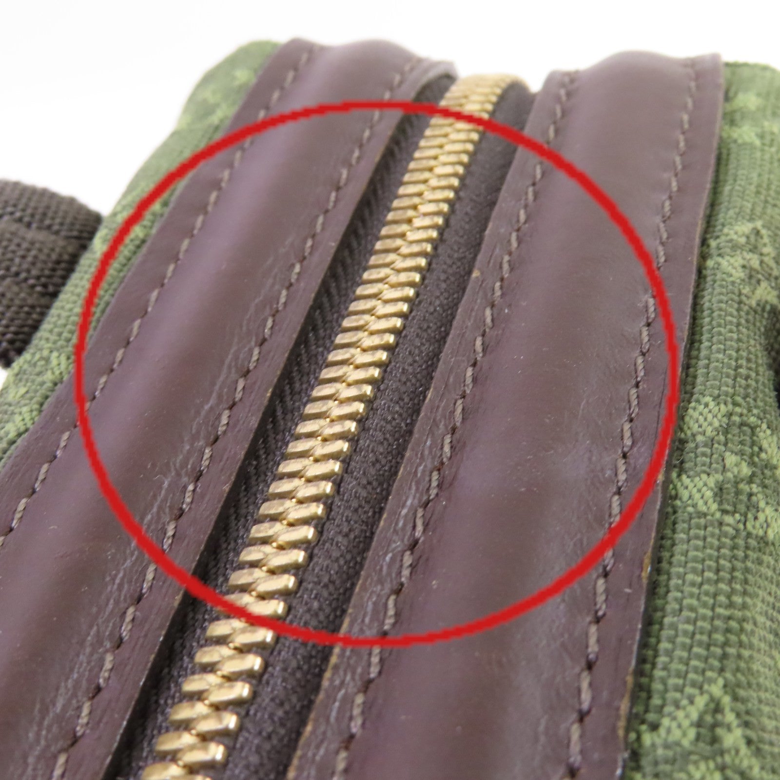 LOUIS VUITTON 【激減優惠】Monogram Mini Josephine PM Handbag金扣手挽袋軍綠色/啡色