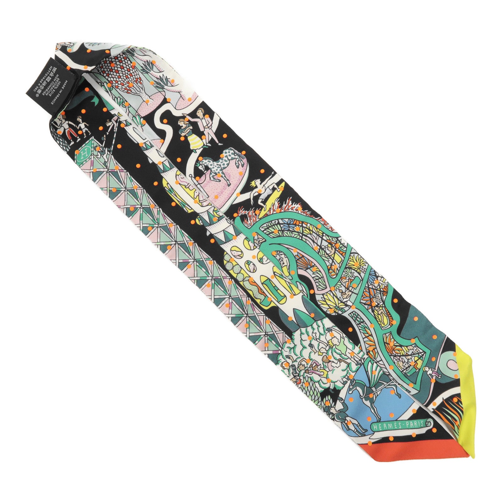 HERMES 絲質Twilly絲巾