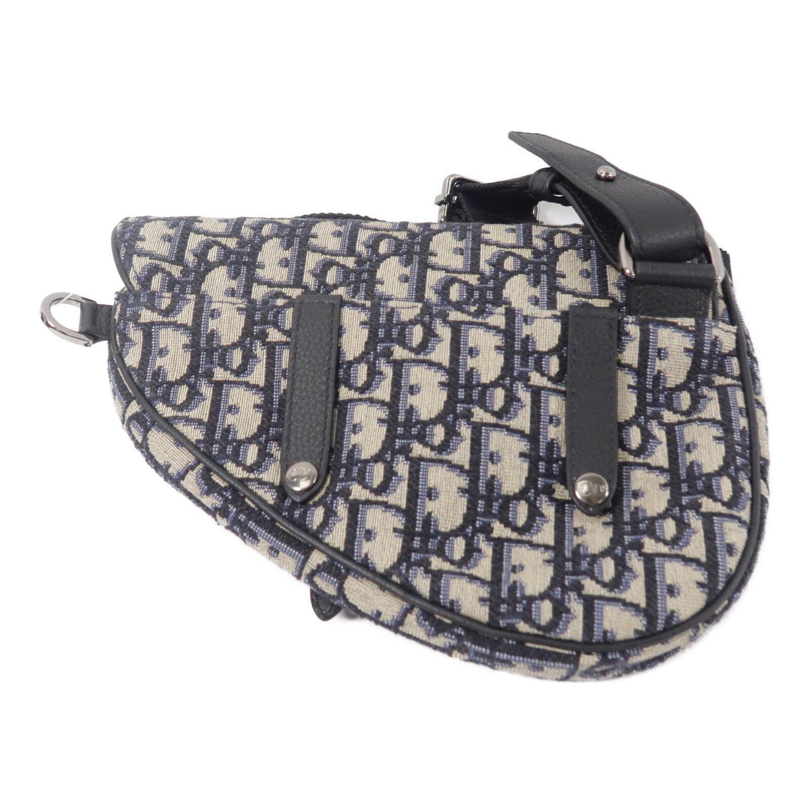 Dior Oblique帆布Mini Saddle肩背袋