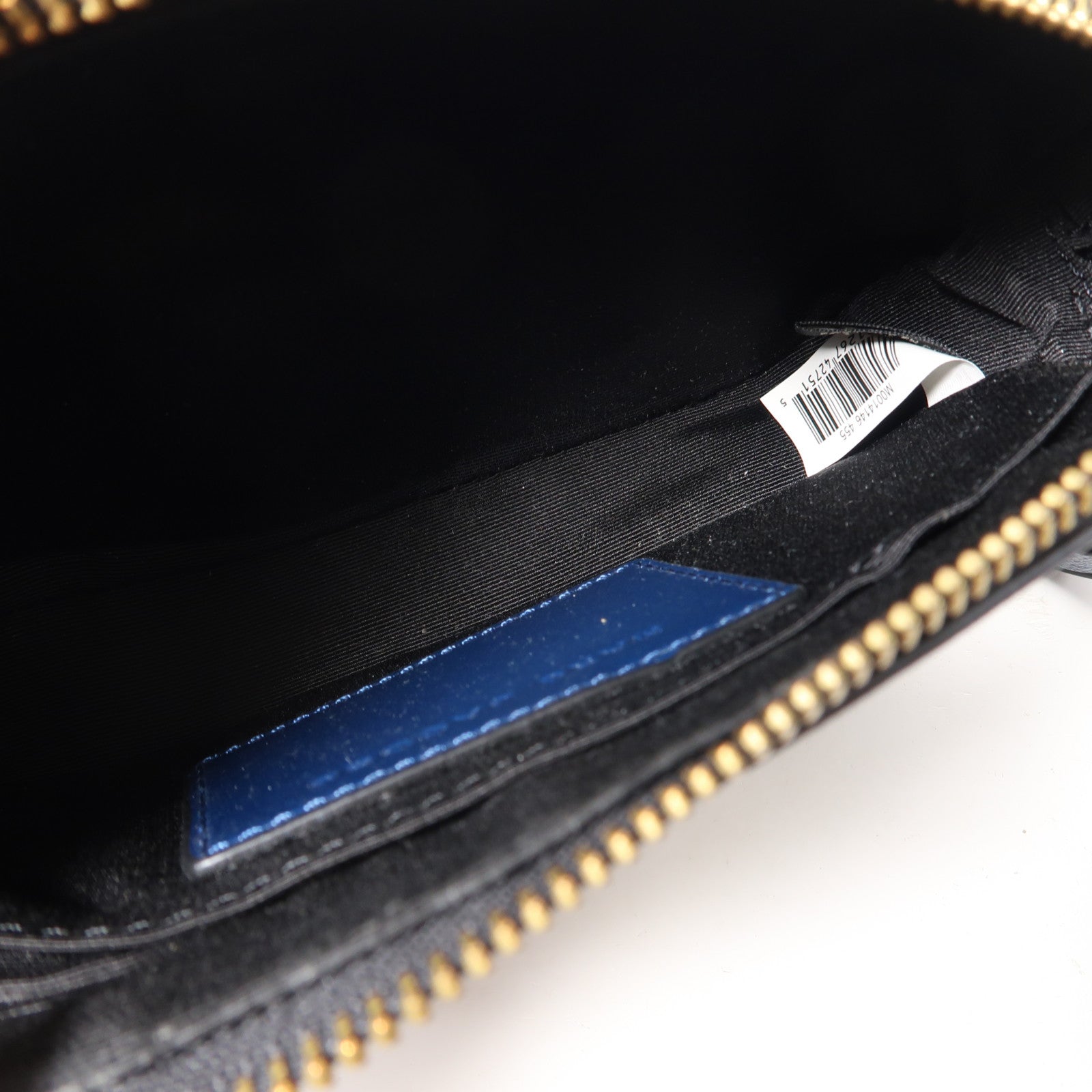 MARC JACOBS 牛皮皮革Shoulder Bag金扣肩背袋深藍色
