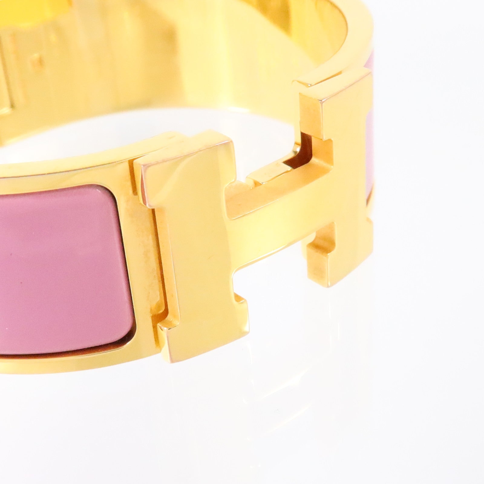 HERMES 金屬/琺瑯Clic-Clac H Bracelet金扣手鏈