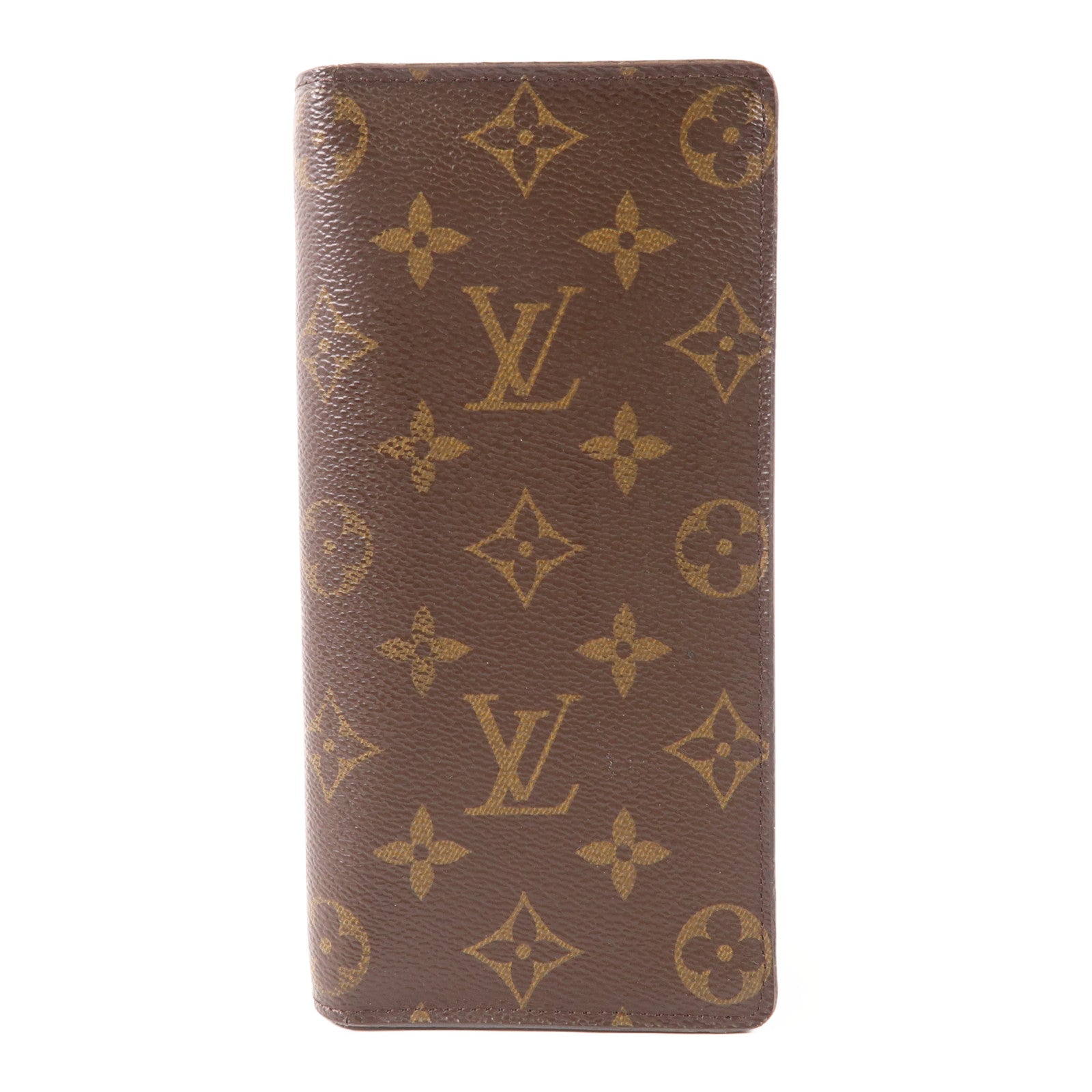 LOUIS VUITTON Monogram Brazza Wallet金扣長錢包