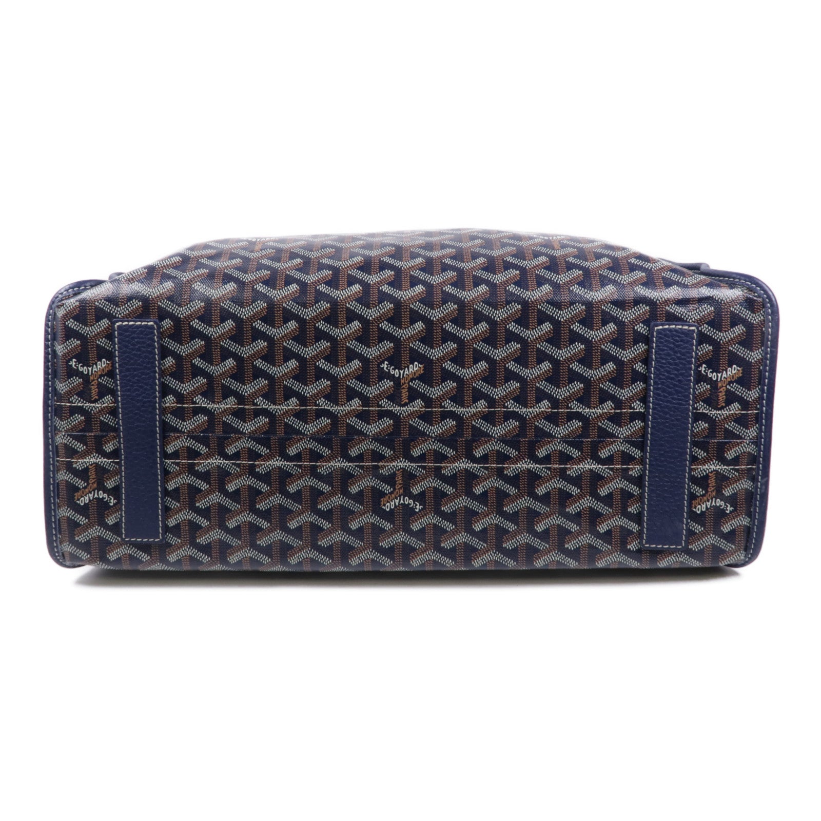 GOYARD 塗層帆布/皮革Hardy PM銀扣手挽袋