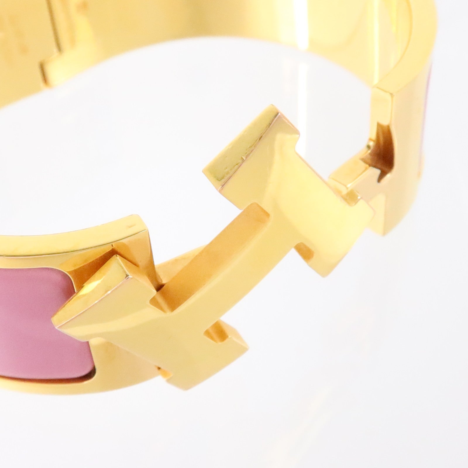 HERMES 金屬/琺瑯Clic-Clac H Bracelet金扣手鏈