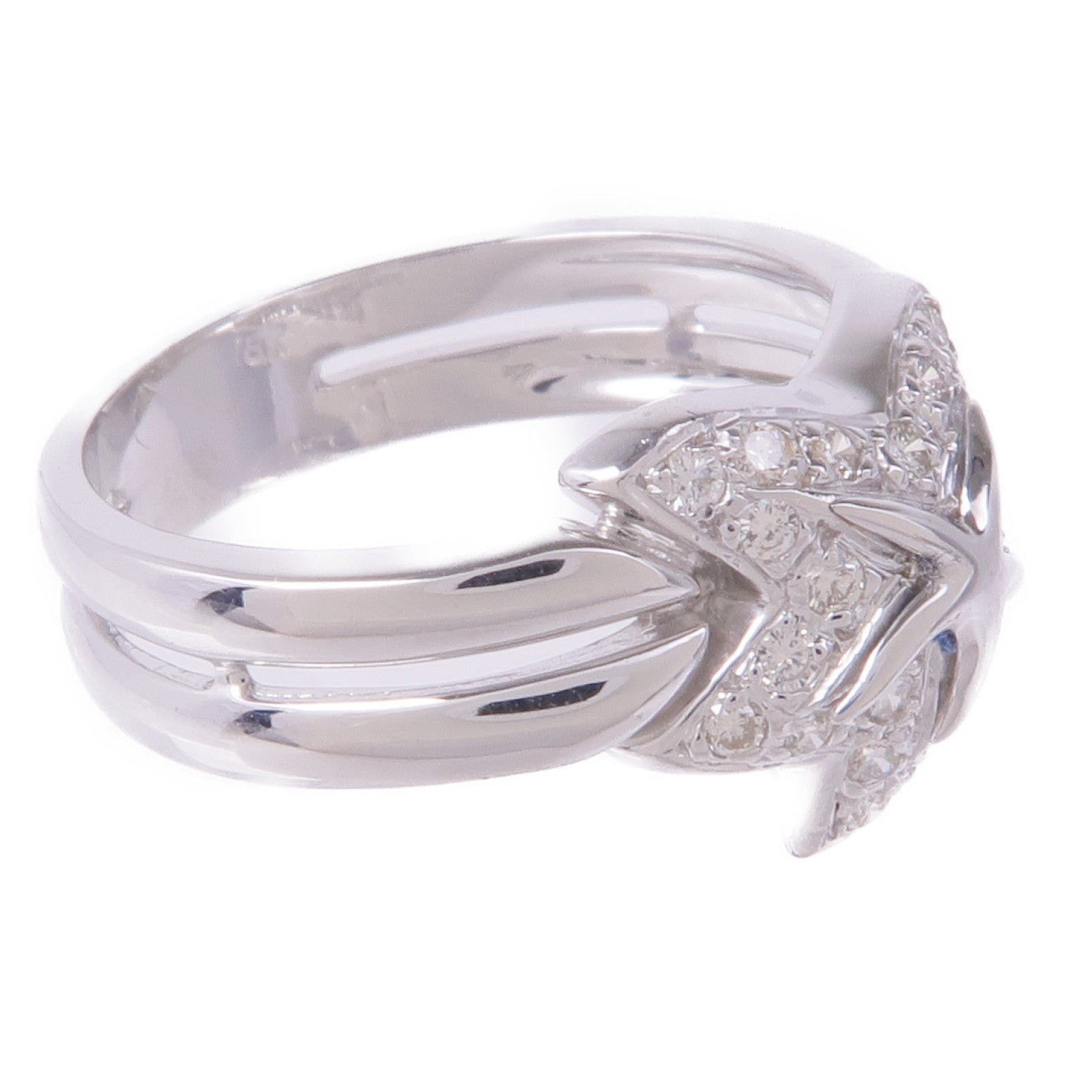 JEWELRY 【激減優惠】18K白金Diamond Ring鑽石戒指US#6.25
