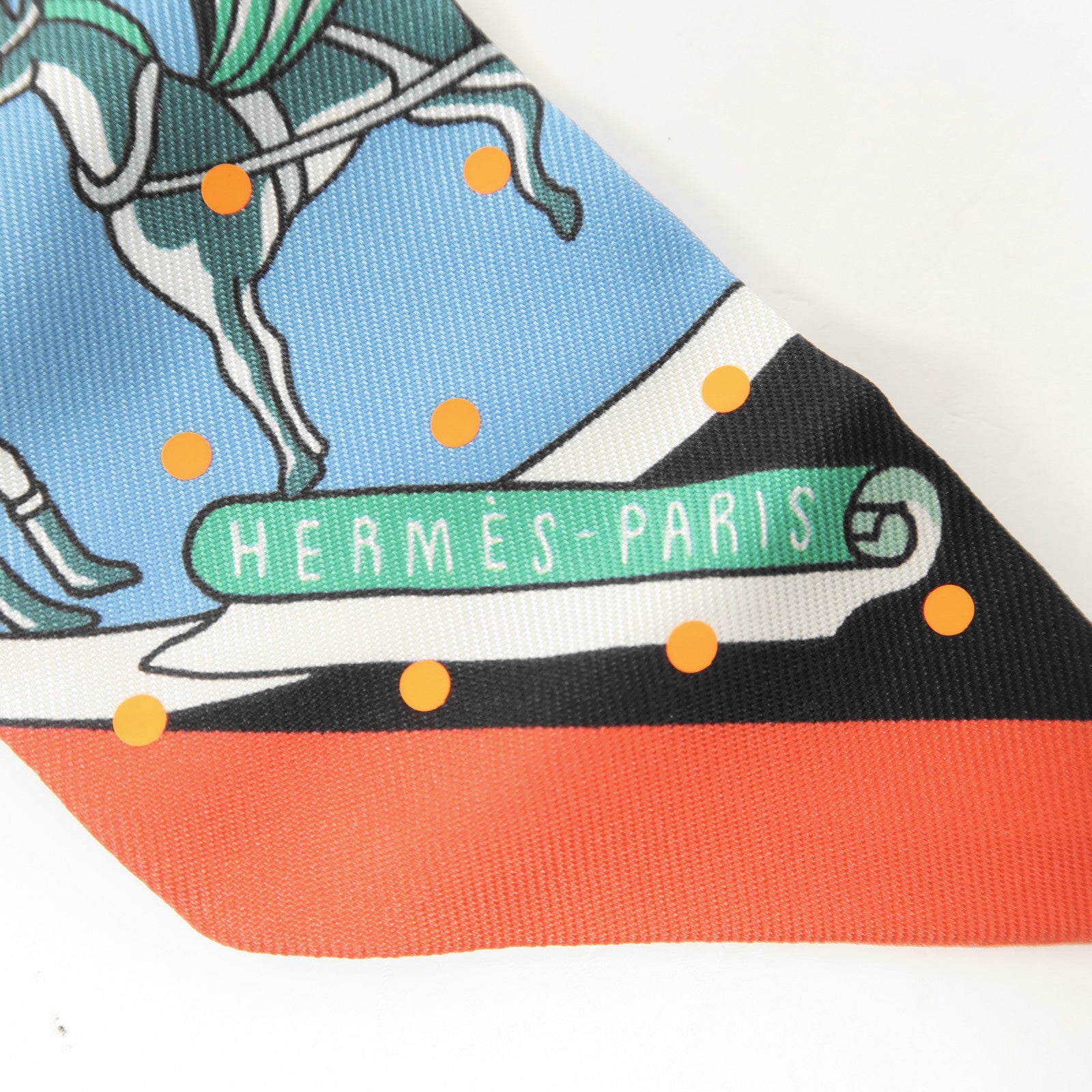 HERMES 絲質Twilly絲巾