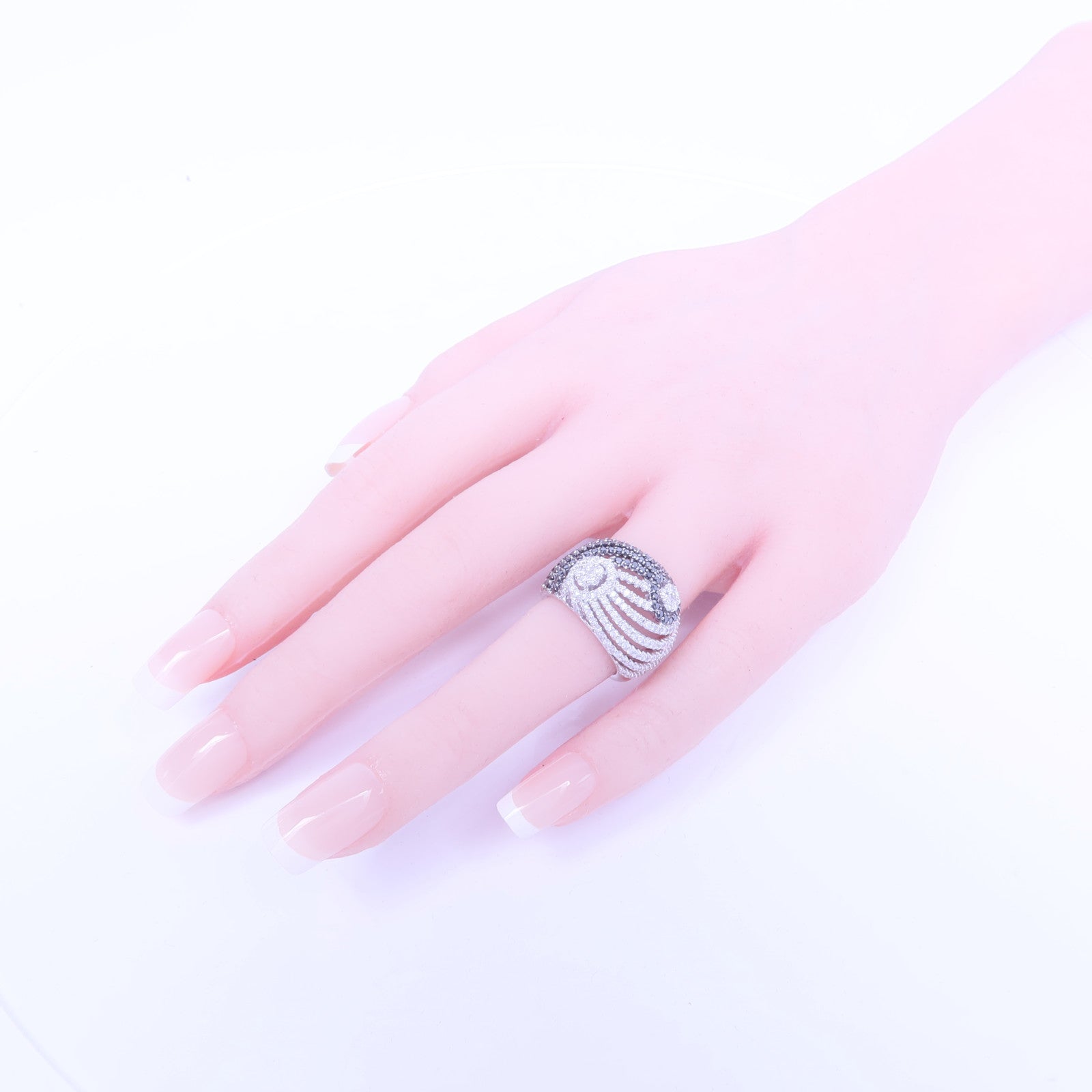 JEWELRY 【激減優惠】18K白金Diamond Ring鑽石戒指US#5