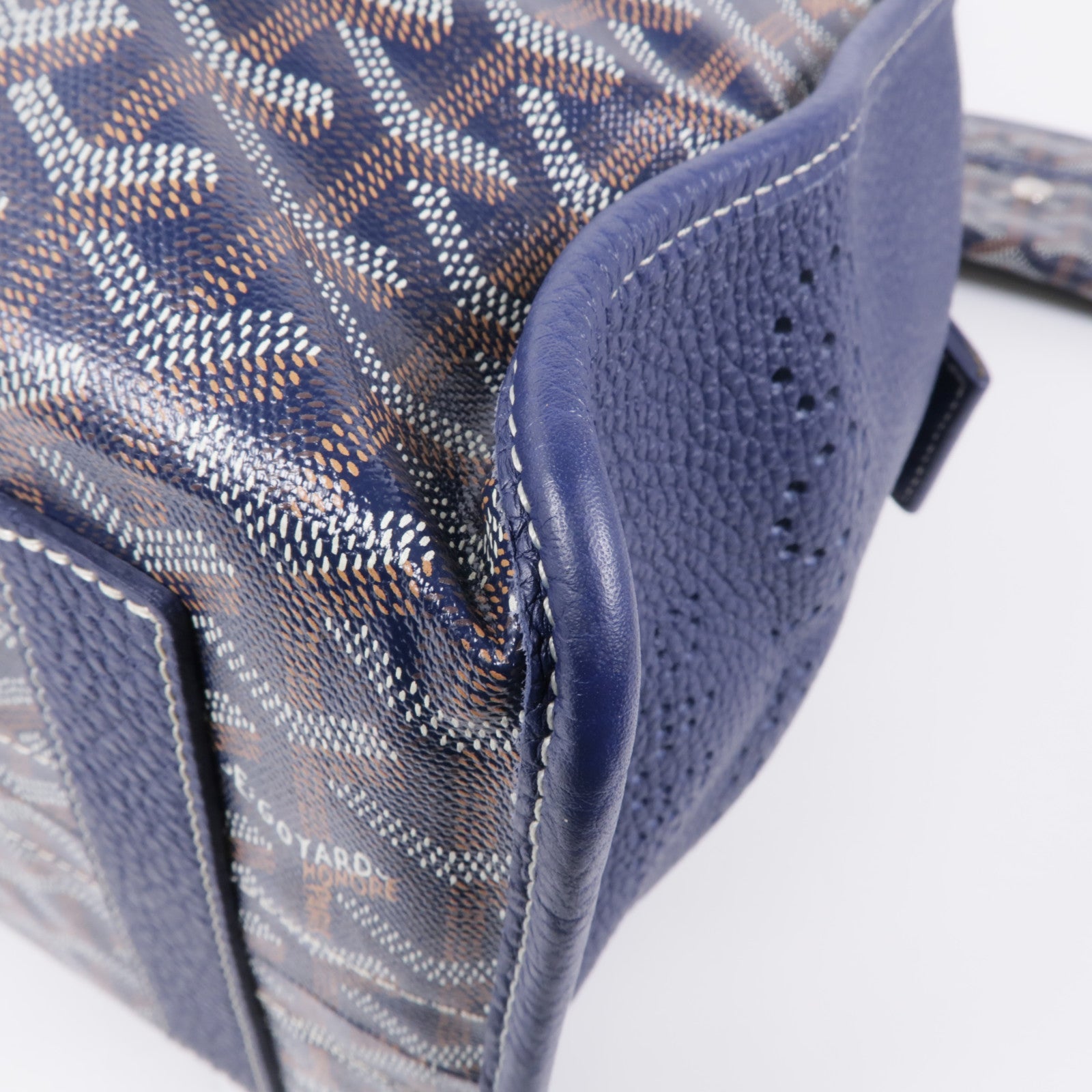 GOYARD 塗層帆布/皮革Hardy PM銀扣手挽袋