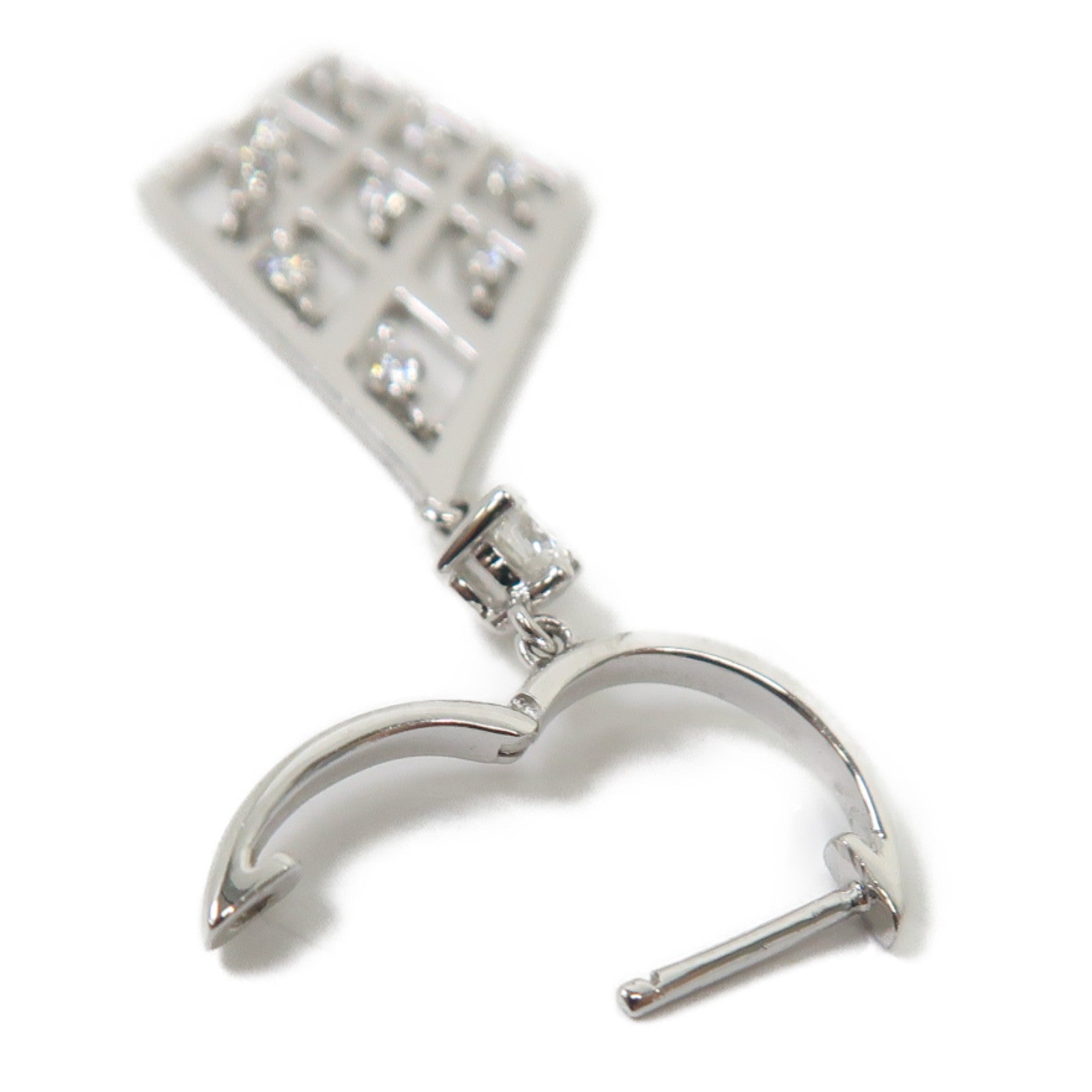 JEWELRY 【激減優惠】18K白金Diamond Earrings 0.20ct/0.41ct鑽石耳環