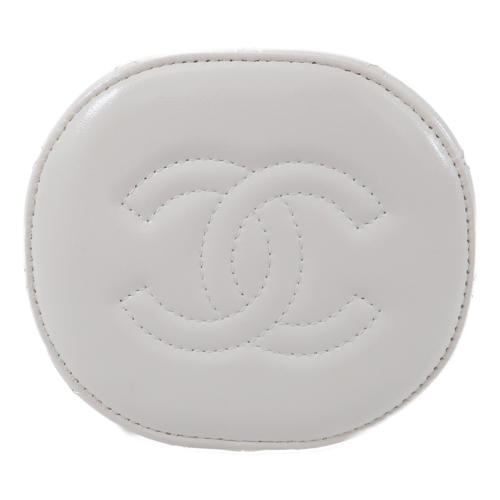CHANEL 羊皮皮革Mini Bucket Bag鏈帶肩背袋