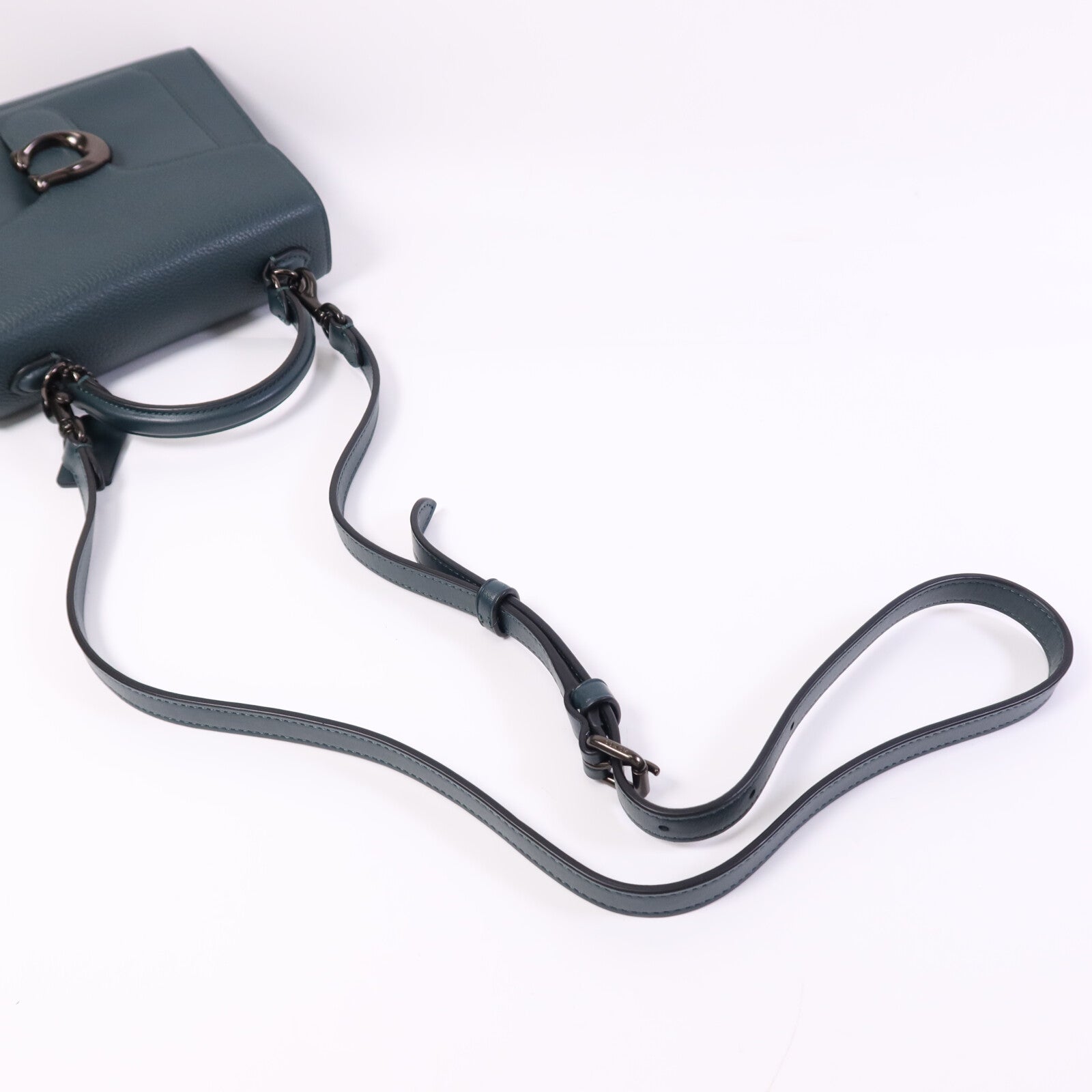 COACH 牛皮皮革2 Way Shoulder Bag手挽肩背兩用袋