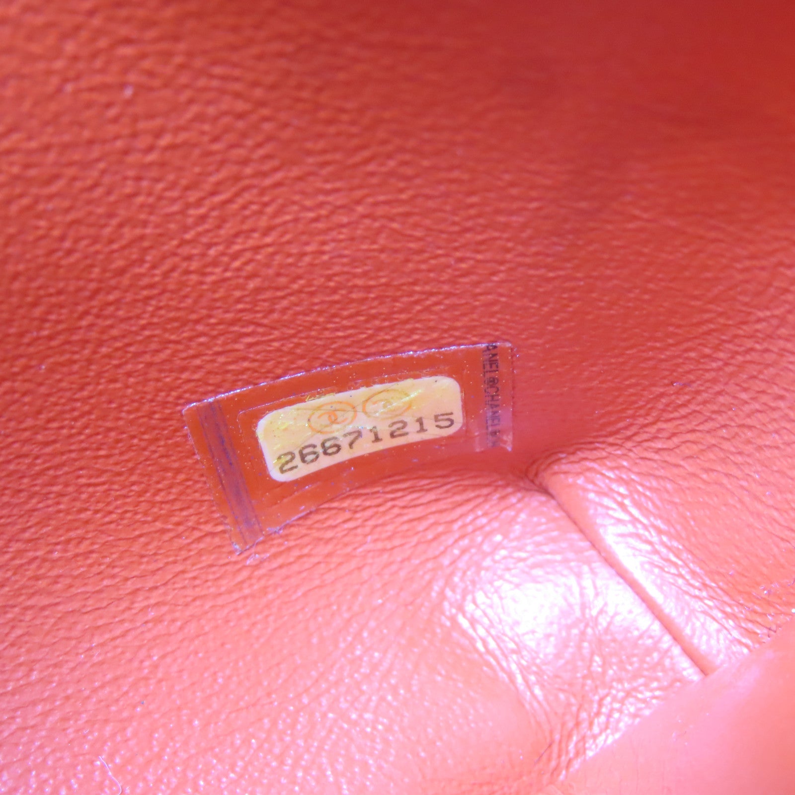 CHANEL 【激減優惠】菱格牛皮皮革Chain Shoulder金扣手挽肩背兩用袋紅色