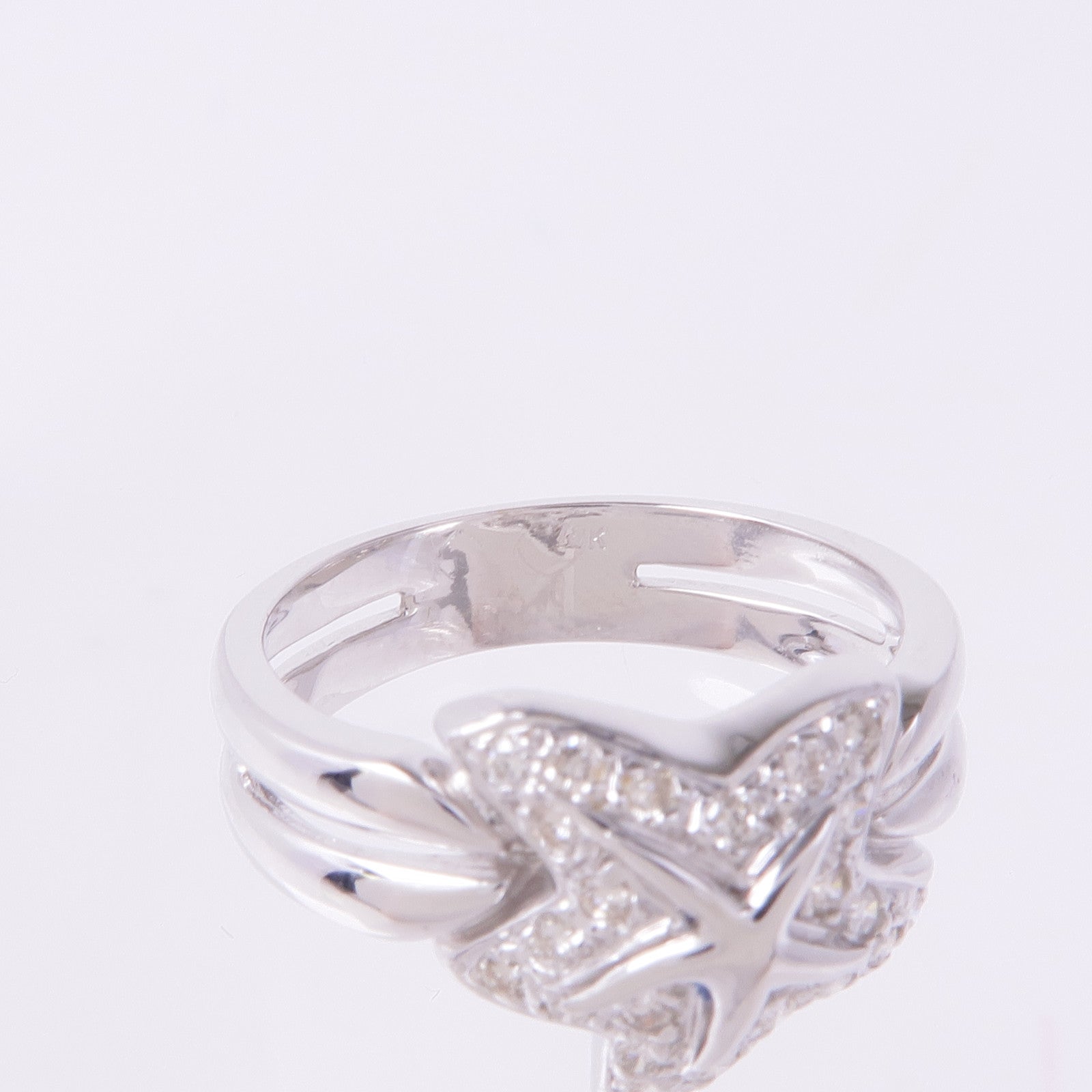 JEWELRY 【激減優惠】18K白金Diamond Ring鑽石戒指US#6.25