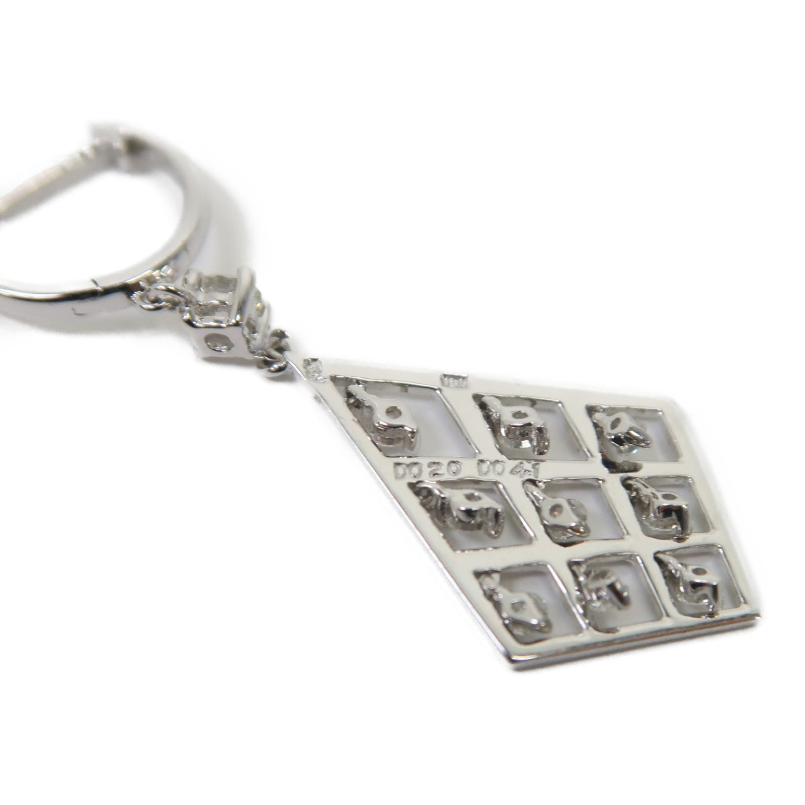 JEWELRY 【激減優惠】18K白金Diamond Earrings 0.20ct/0.41ct鑽石耳環
