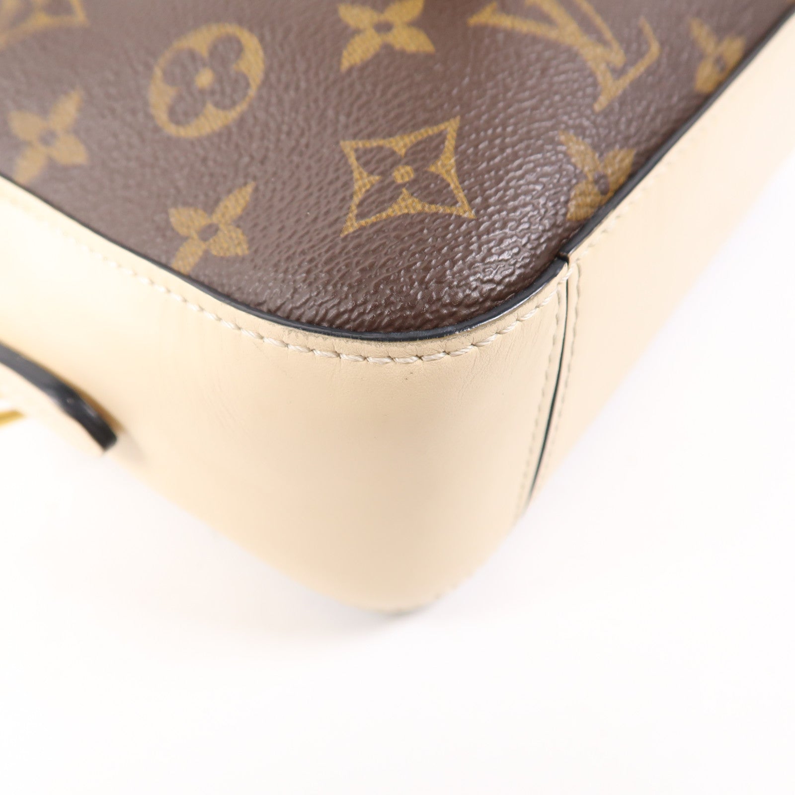 LOUIS VUITTON 【激減優惠】Monogram Saintonge金扣手挽肩背兩用袋