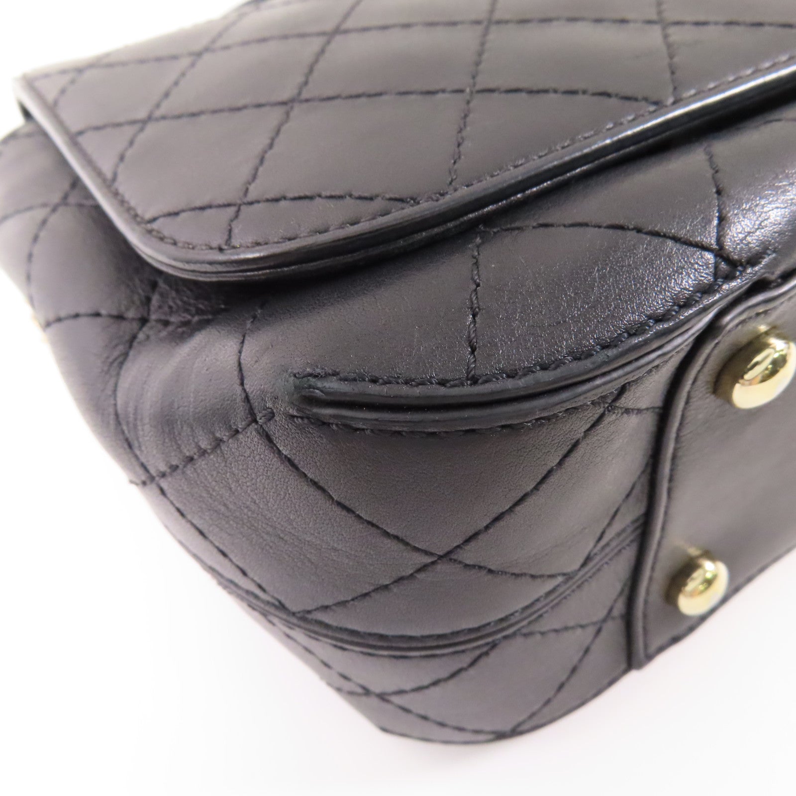 CHANEL【激減優惠】 牛皮皮革Chain Shoulder Bag金扣鏈帶肩背袋