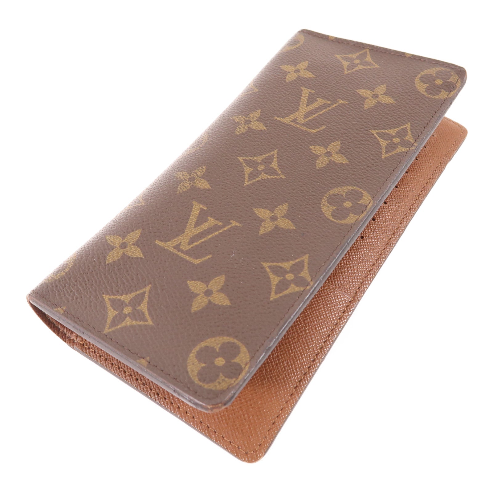 LOUIS VUITTON Monogram Brazza Wallet金扣長錢包