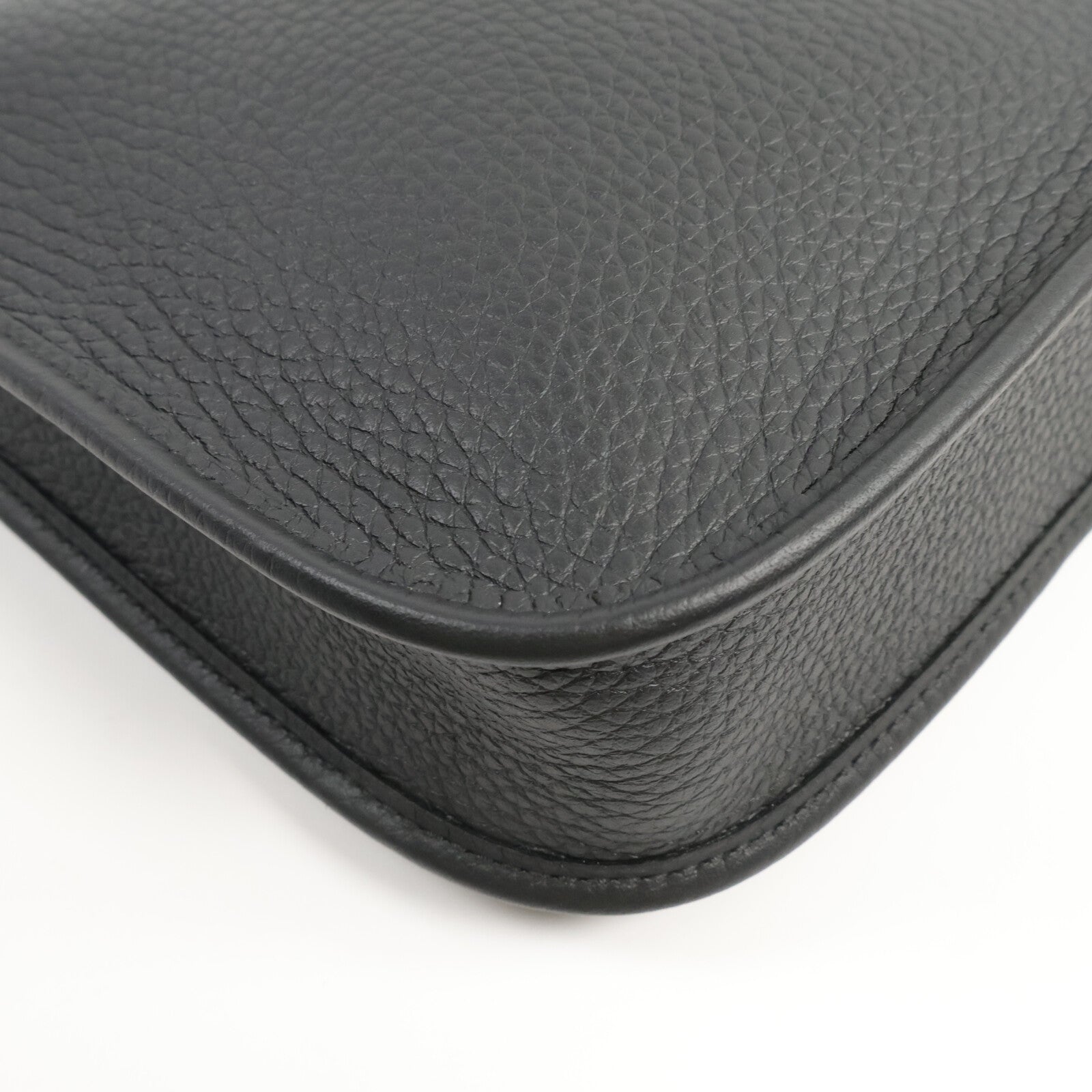 HERMES Clemence皮革Evelyne TPM肩背袋Noir