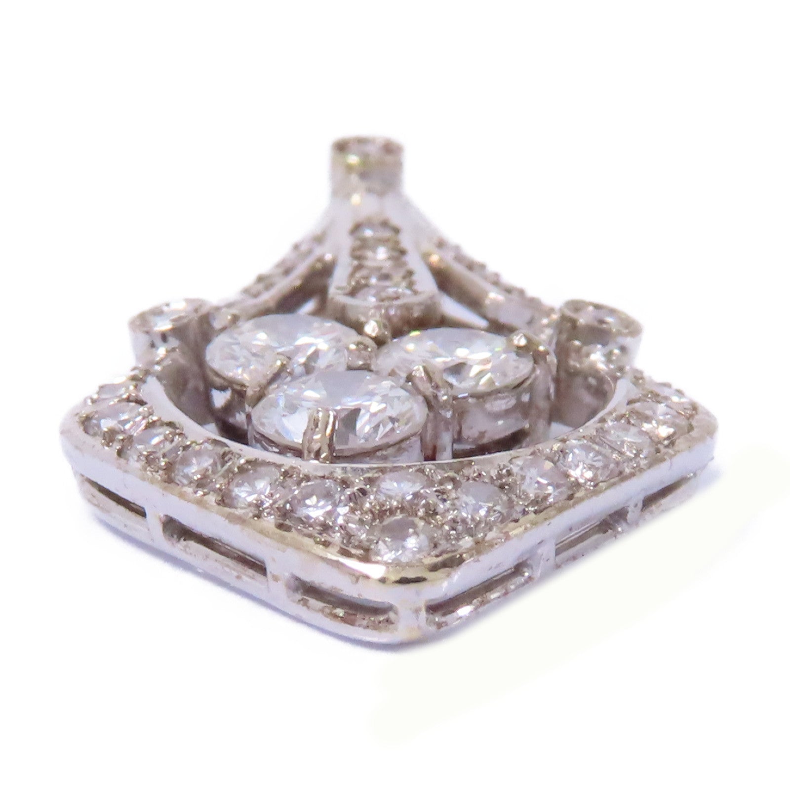 JEWELRY 【激減優惠】14K白金Diamond Pendant 鑽石吊墜