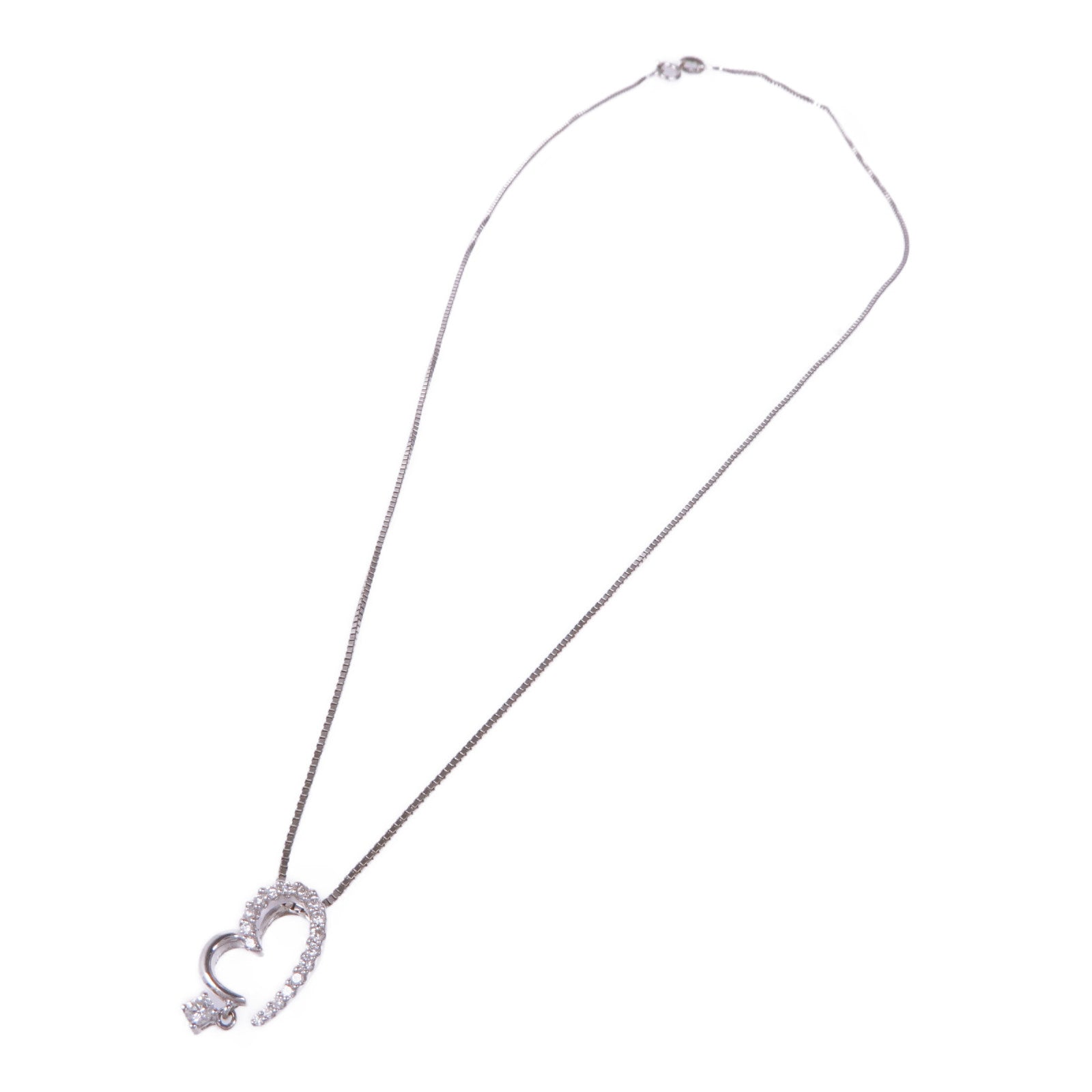 JEWELRY Diamond Necklace 18K White Gold