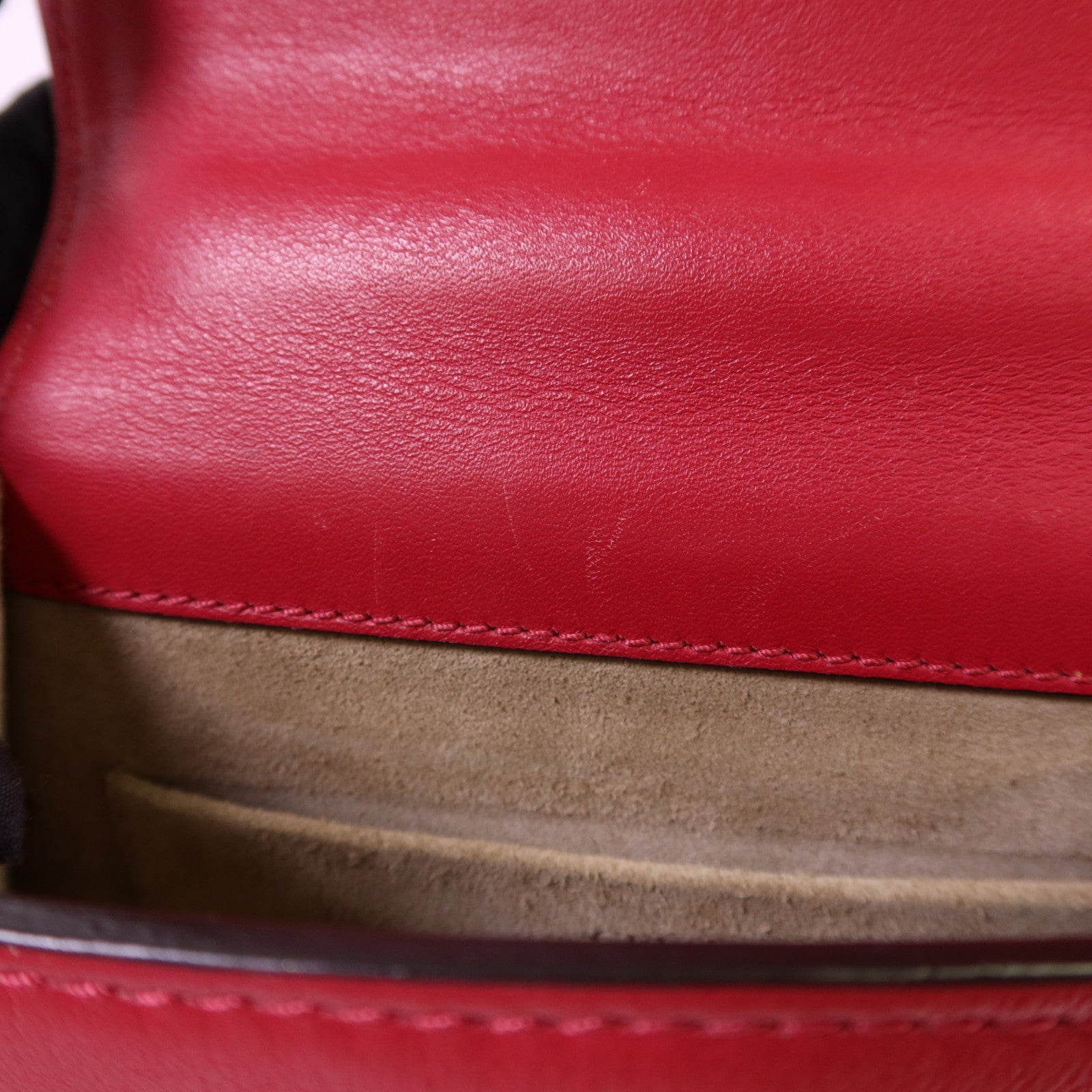 Chloe 牛皮皮革Small Cherry Pink Fuchsia Croc Embossed金扣手挽肩背兩用袋